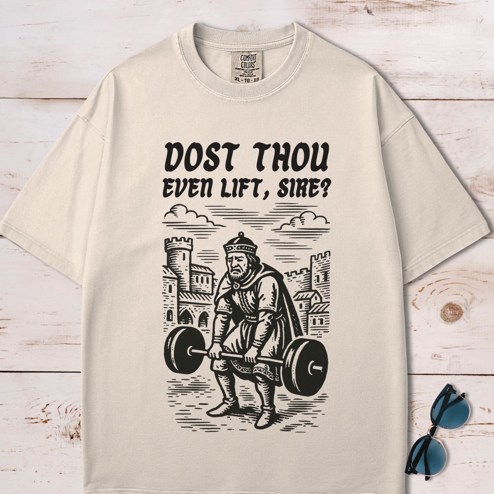 Do You Even Lift Bro Medieval T-Shirt