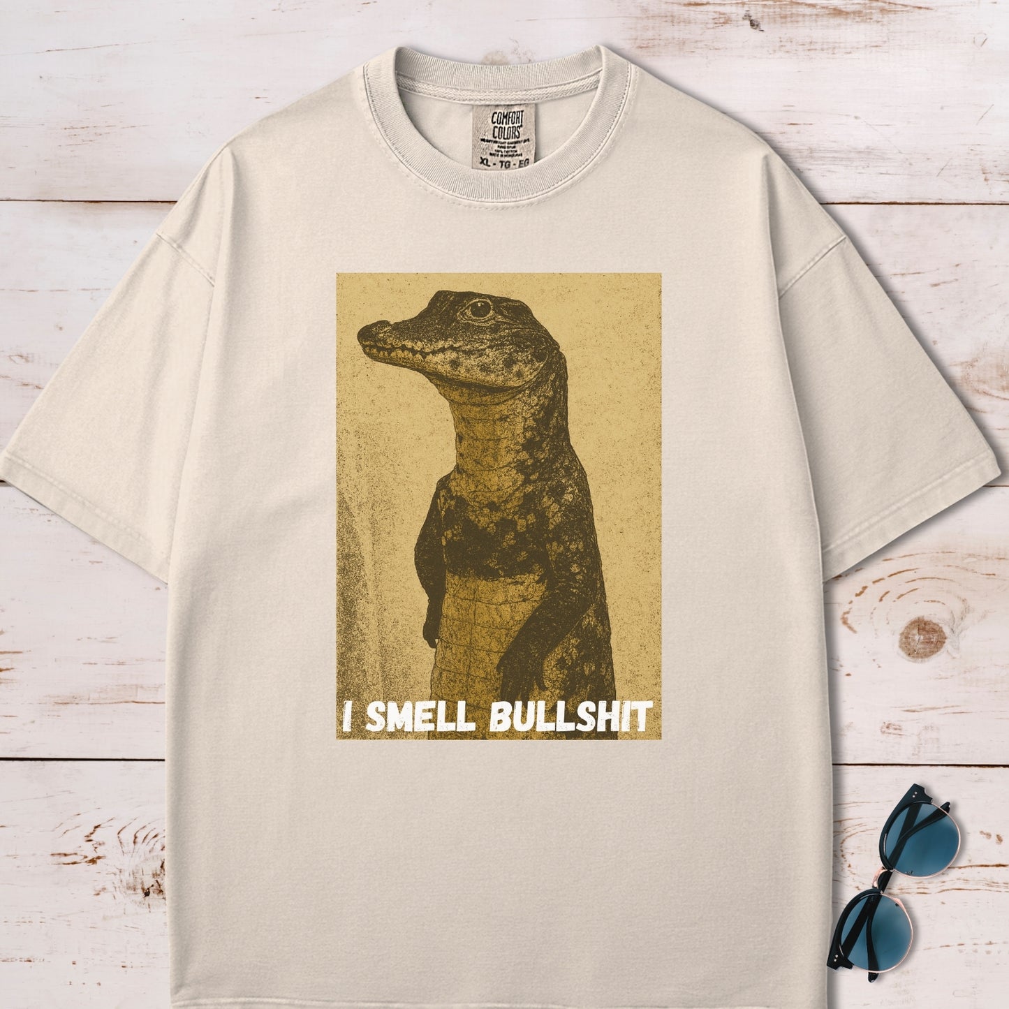 I Smell Bullshit Crocodile T-Shirt