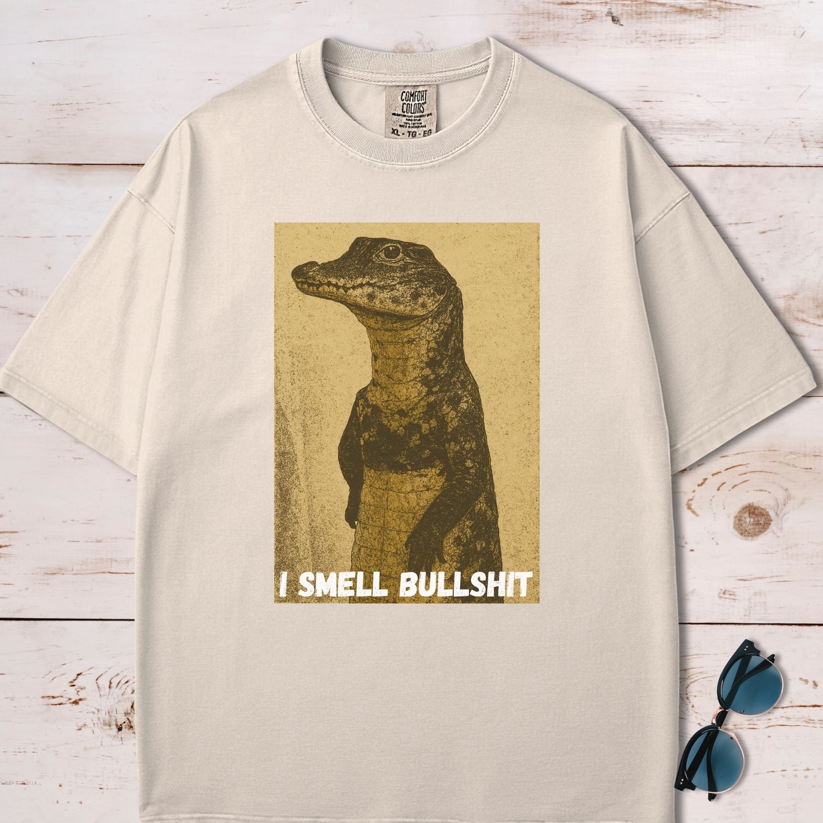 I Smell Bullshit Crocodile T-Shirt