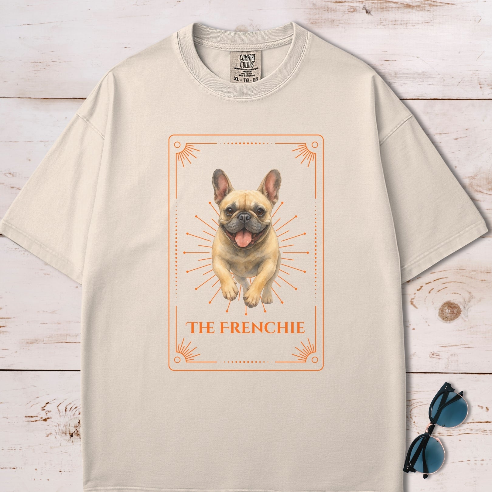 The Frenchie Watercolor Tarot Card T-Shirt