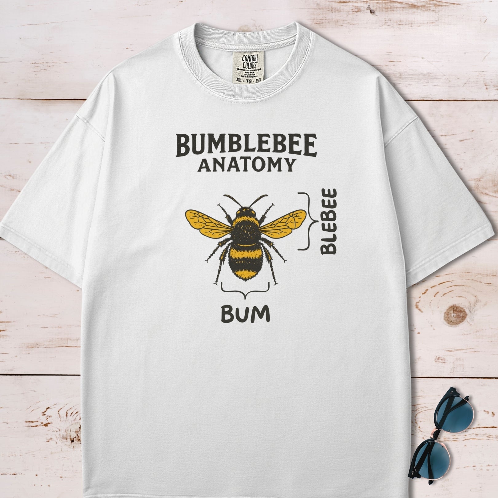Bumblebee Anatomy Funny T-Shirt