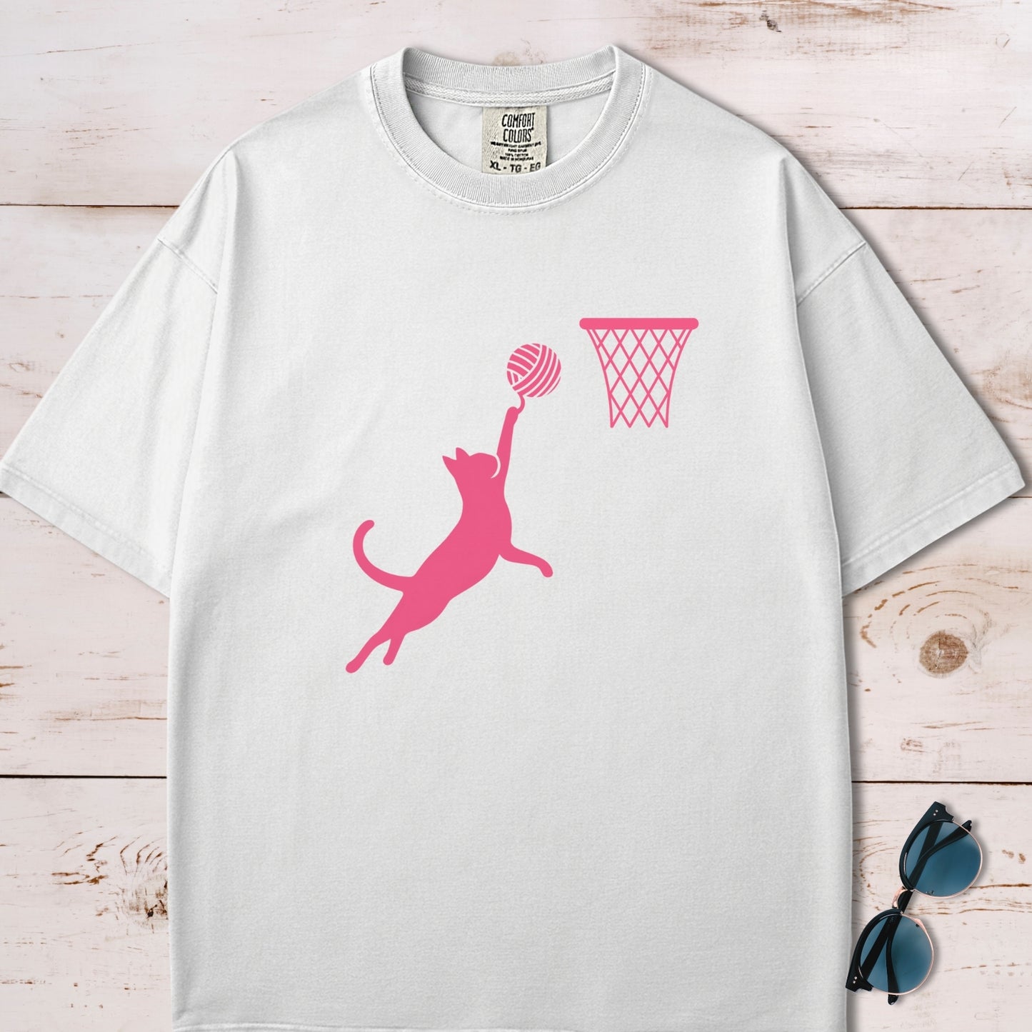 Cat Slam Dunk T-Shirt