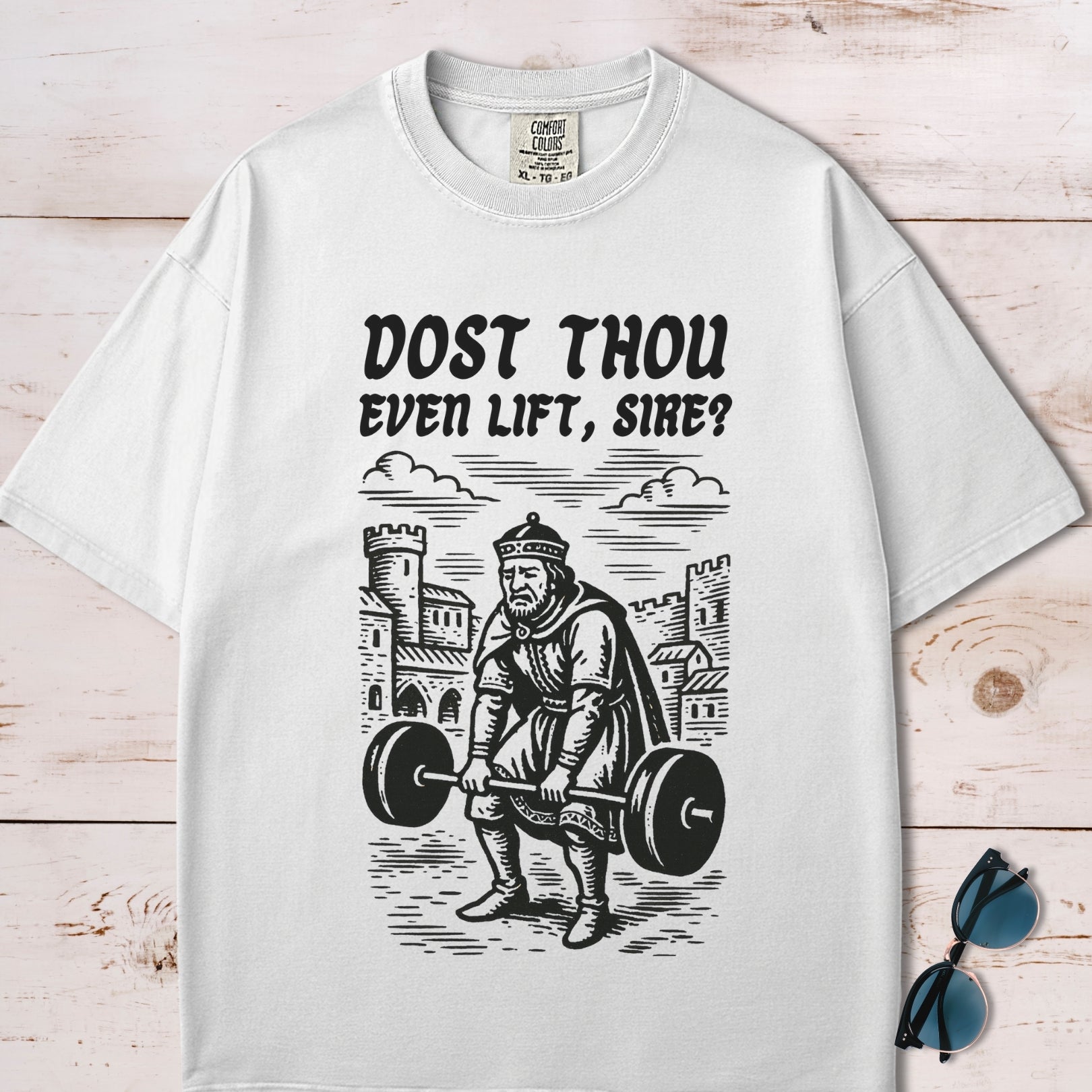 Do You Even Lift Bro Medieval T-Shirt