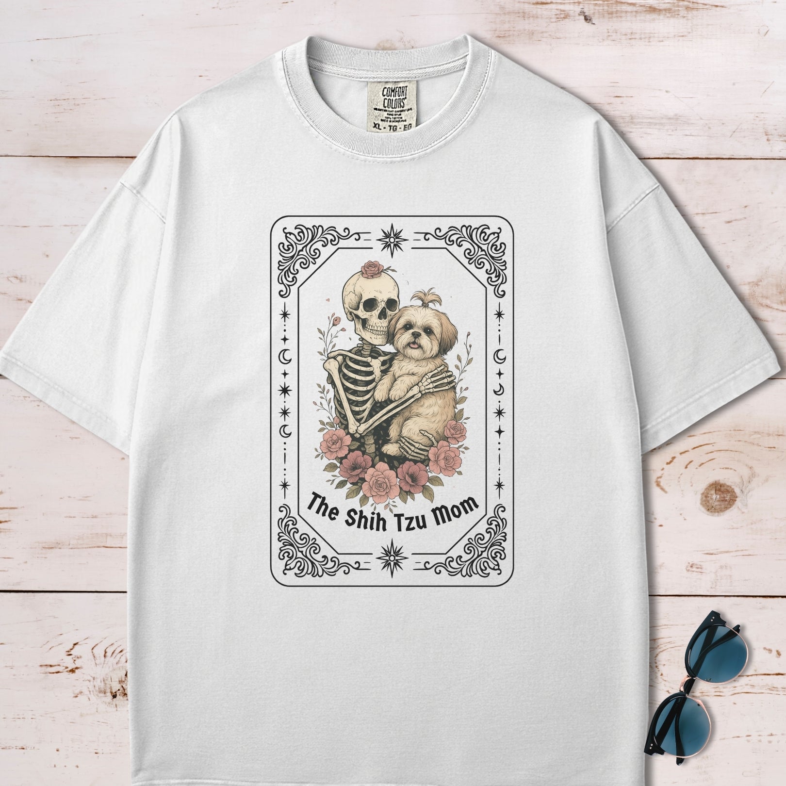 The Shih Tzu Mom Tarot Card T-Shirt