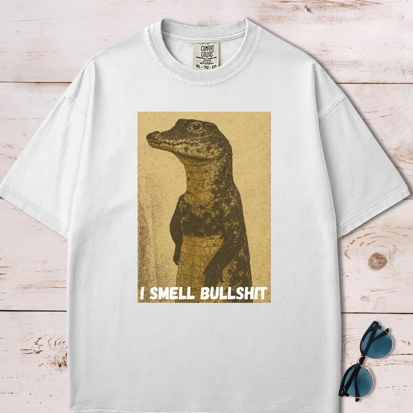 I Smell Bullshit Crocodile T-Shirt