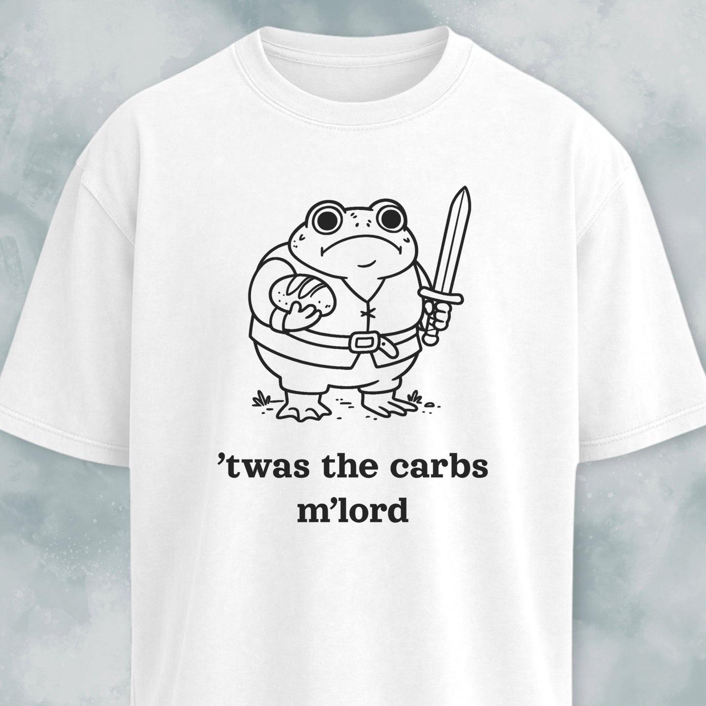 'Twas The Carbs M'Lord Chubby Frog T-Shirt