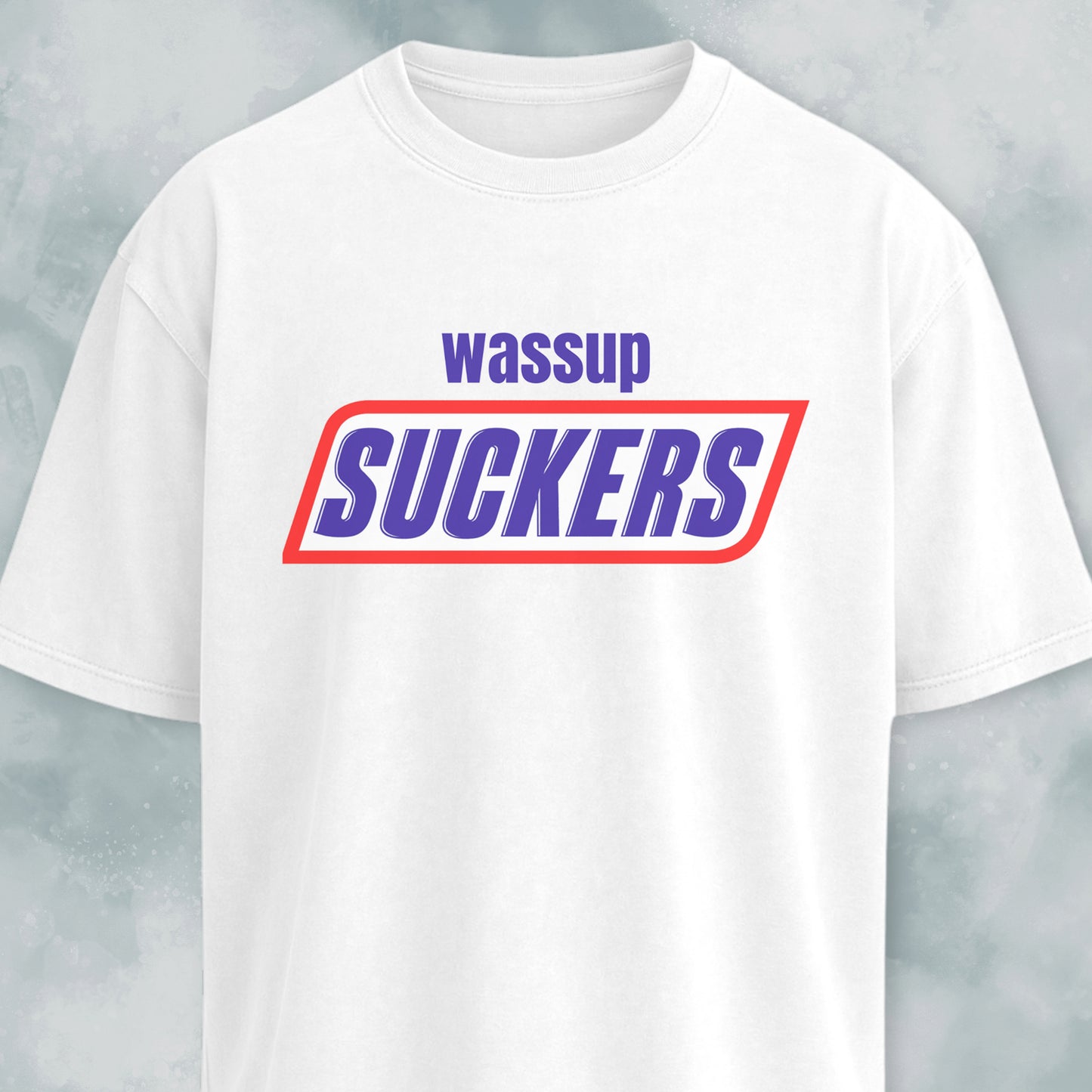 Wassup Suckers Logo Parody T-Shirt