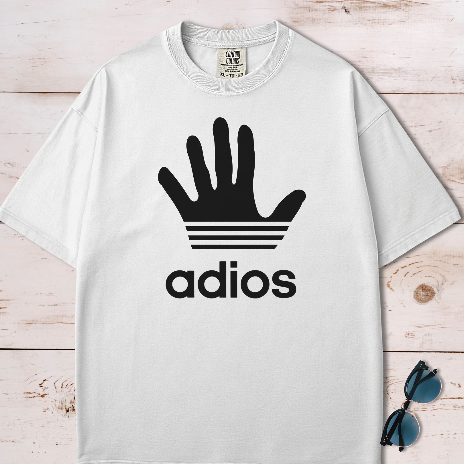 Adios Logo Parody T-Shirt