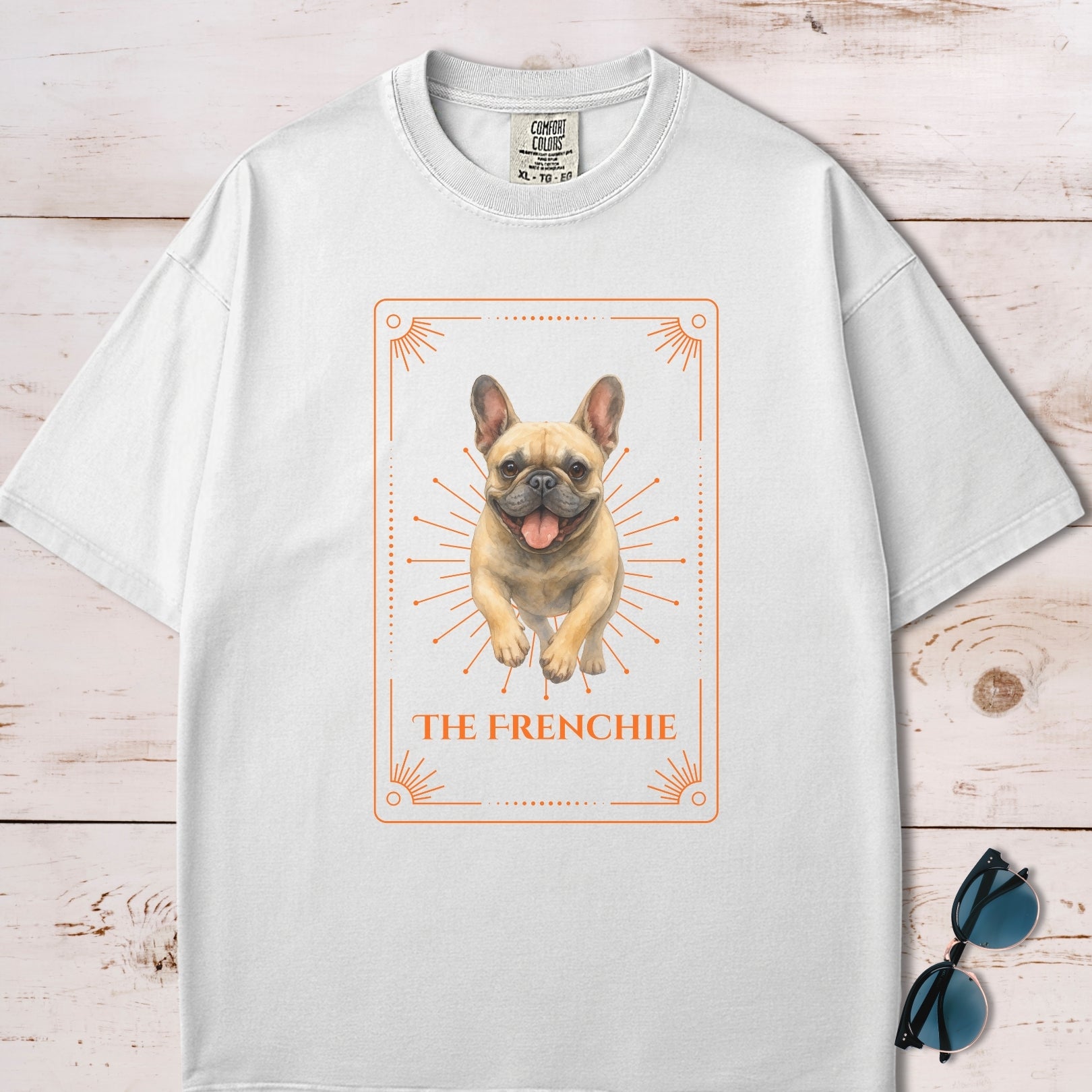 The Frenchie Watercolor Tarot Card T-Shirt
