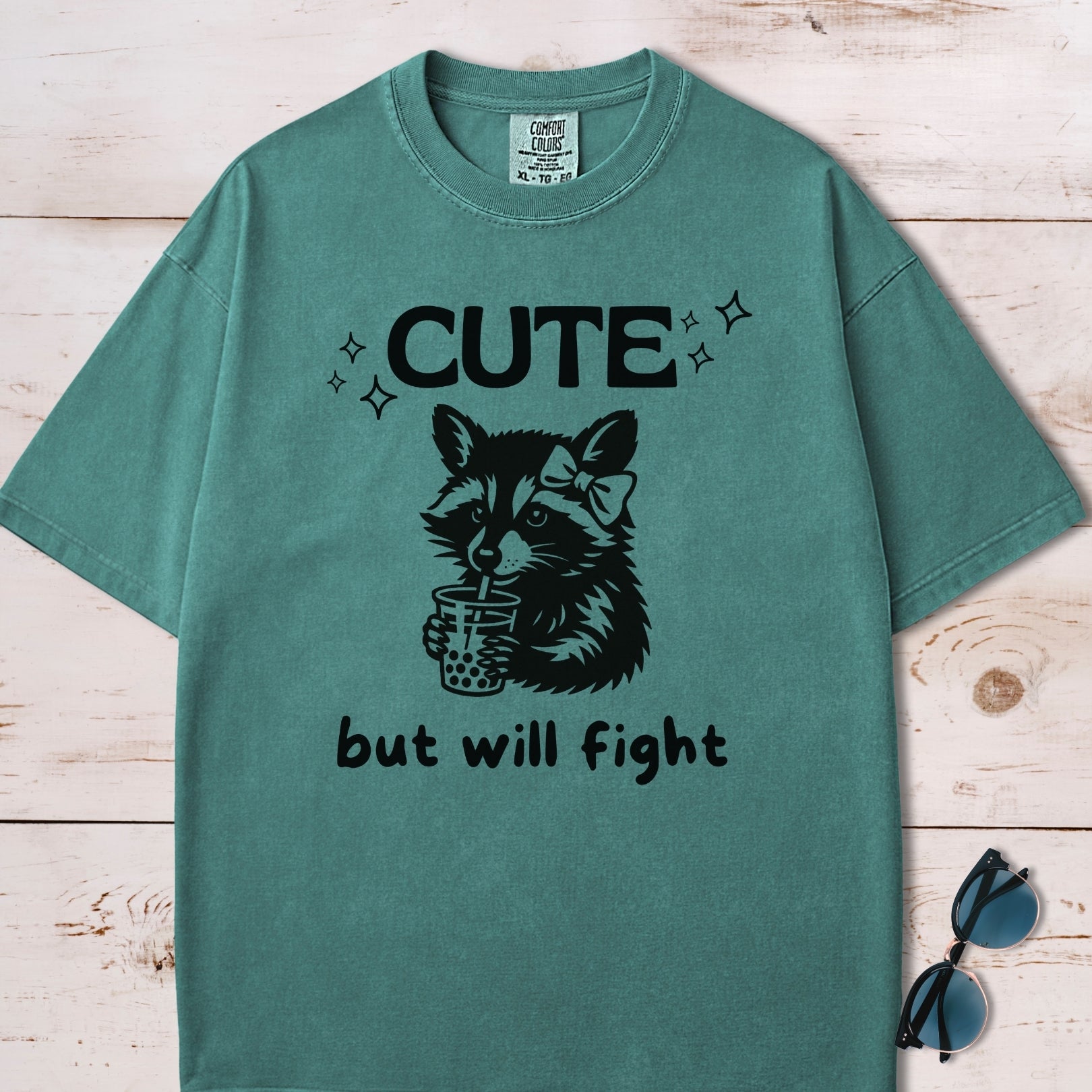 Cute But Will Fight Raccoon T-Shirt