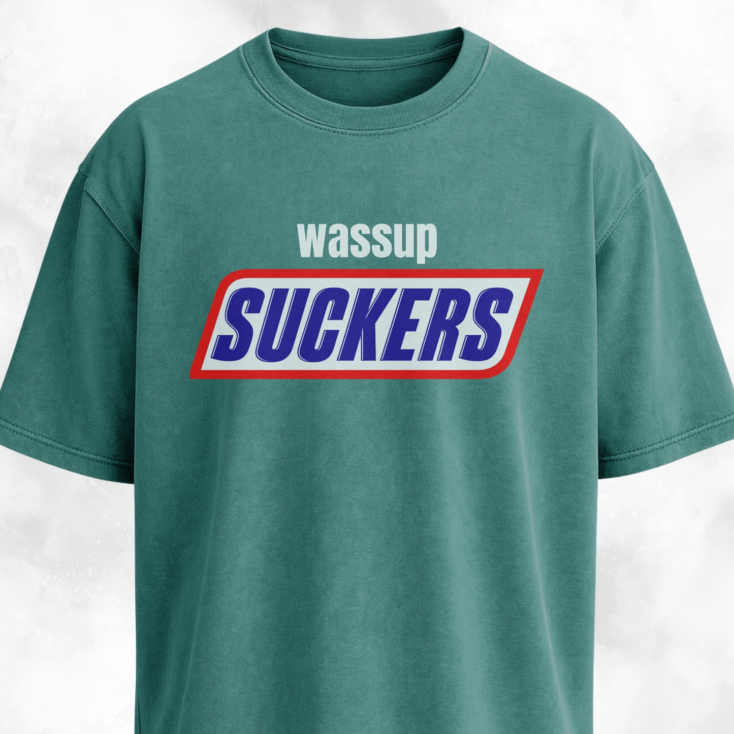 Wassup Suckers Logo Parody T-Shirt