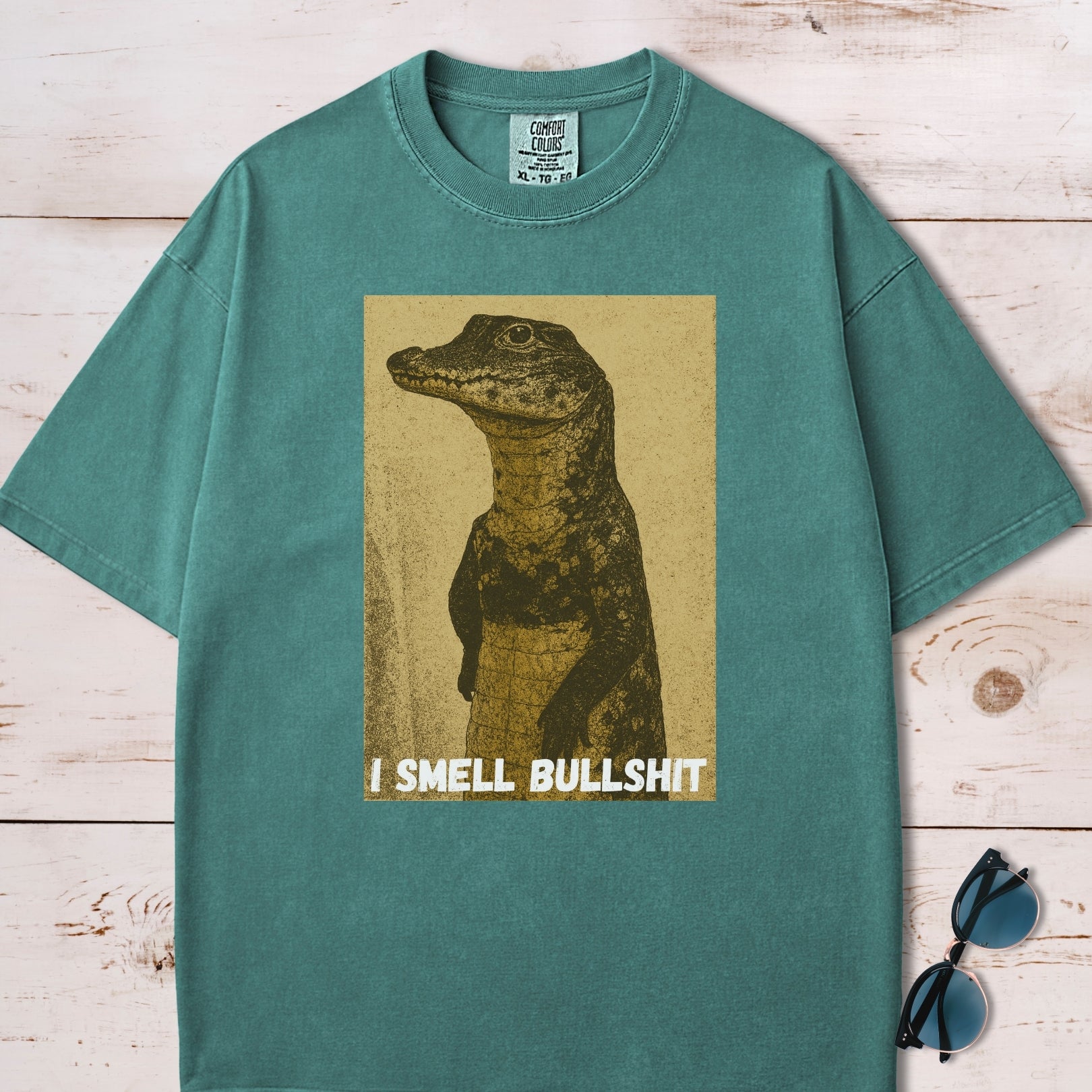 I Smell Bullshit Crocodile T-Shirt