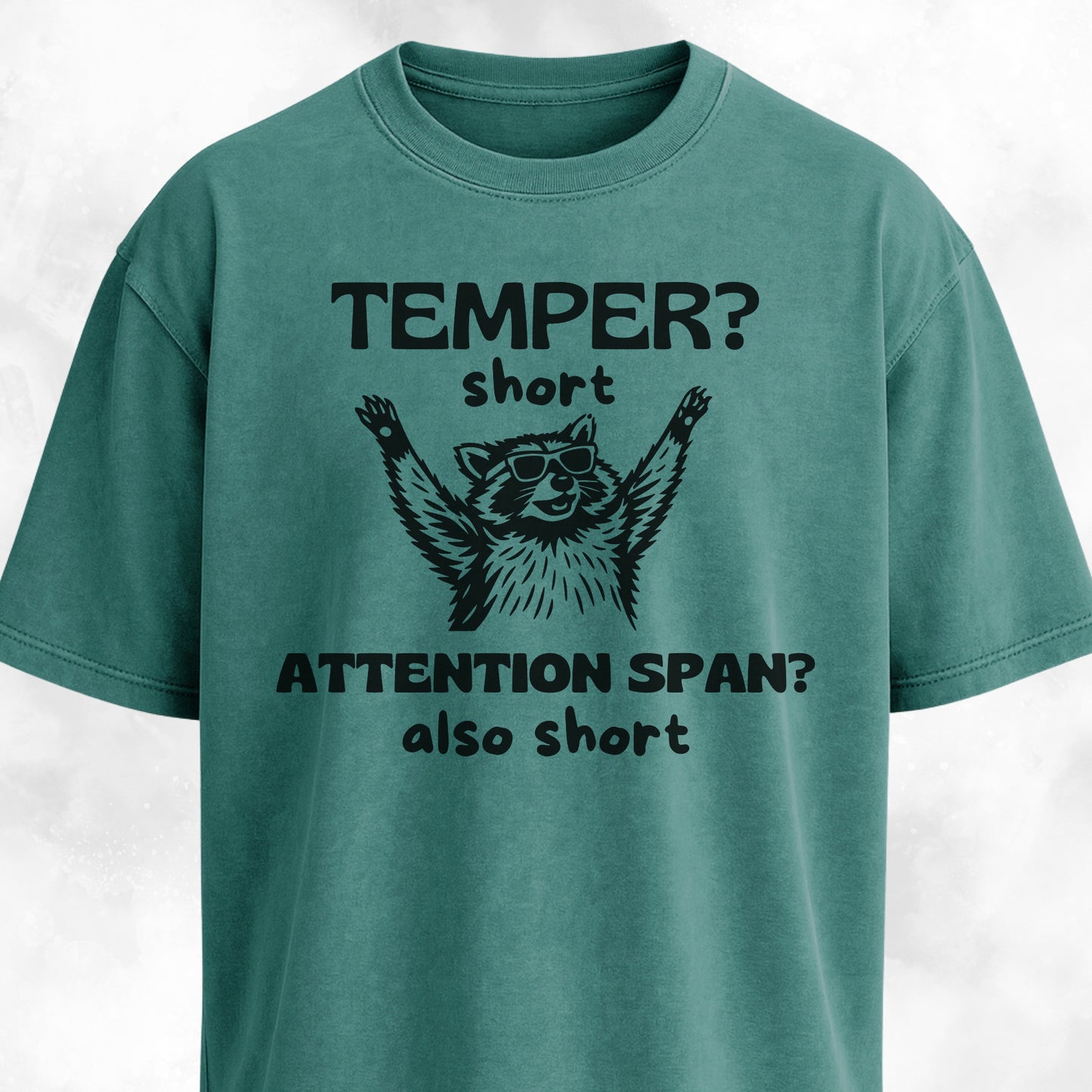 Funny Short Tempered Raccoon T-Shirt