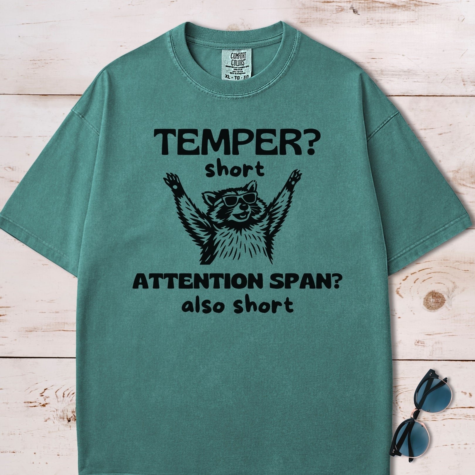 Funny Short Tempered Raccoon T-Shirt