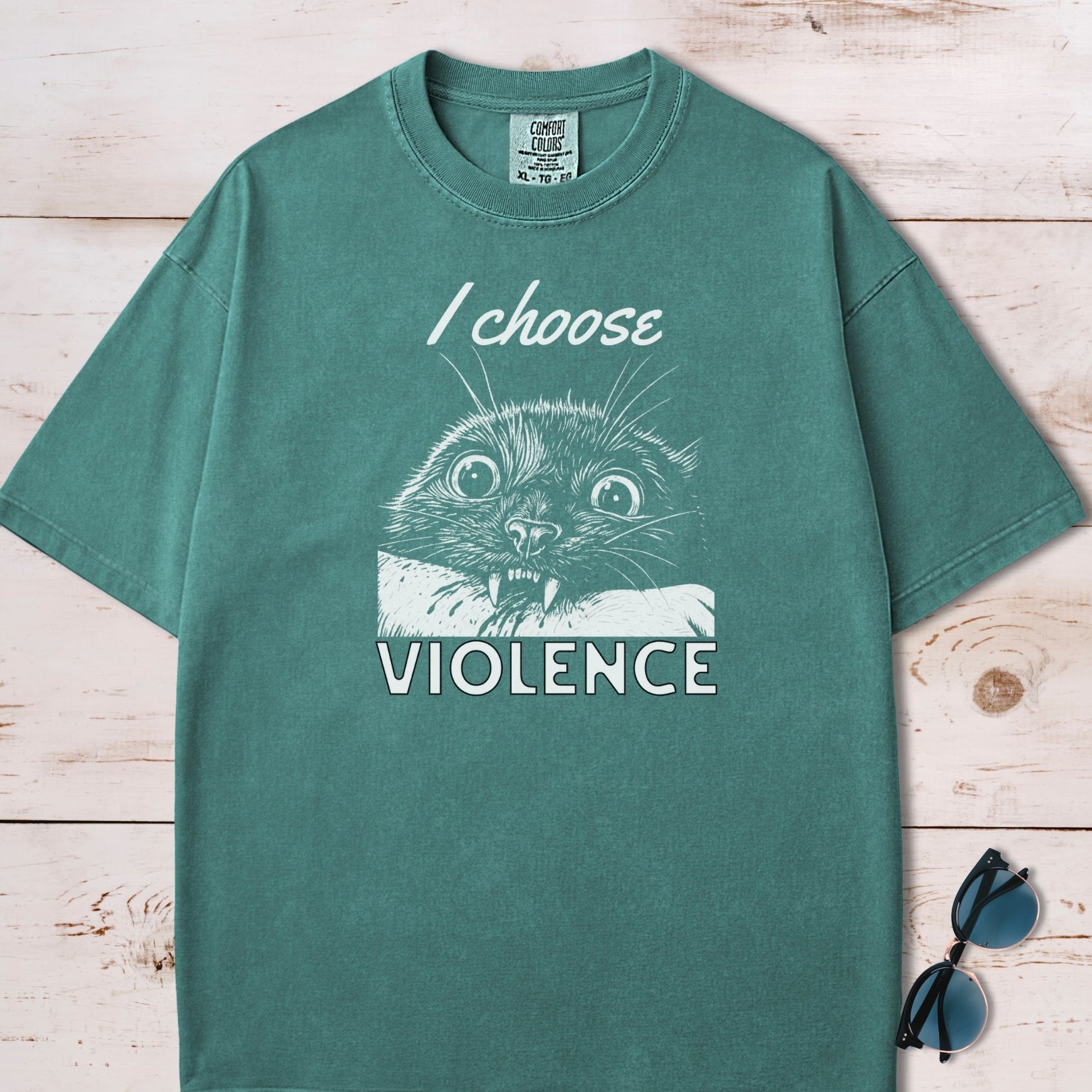 I Choose Violence Tarot Card T-Shirt