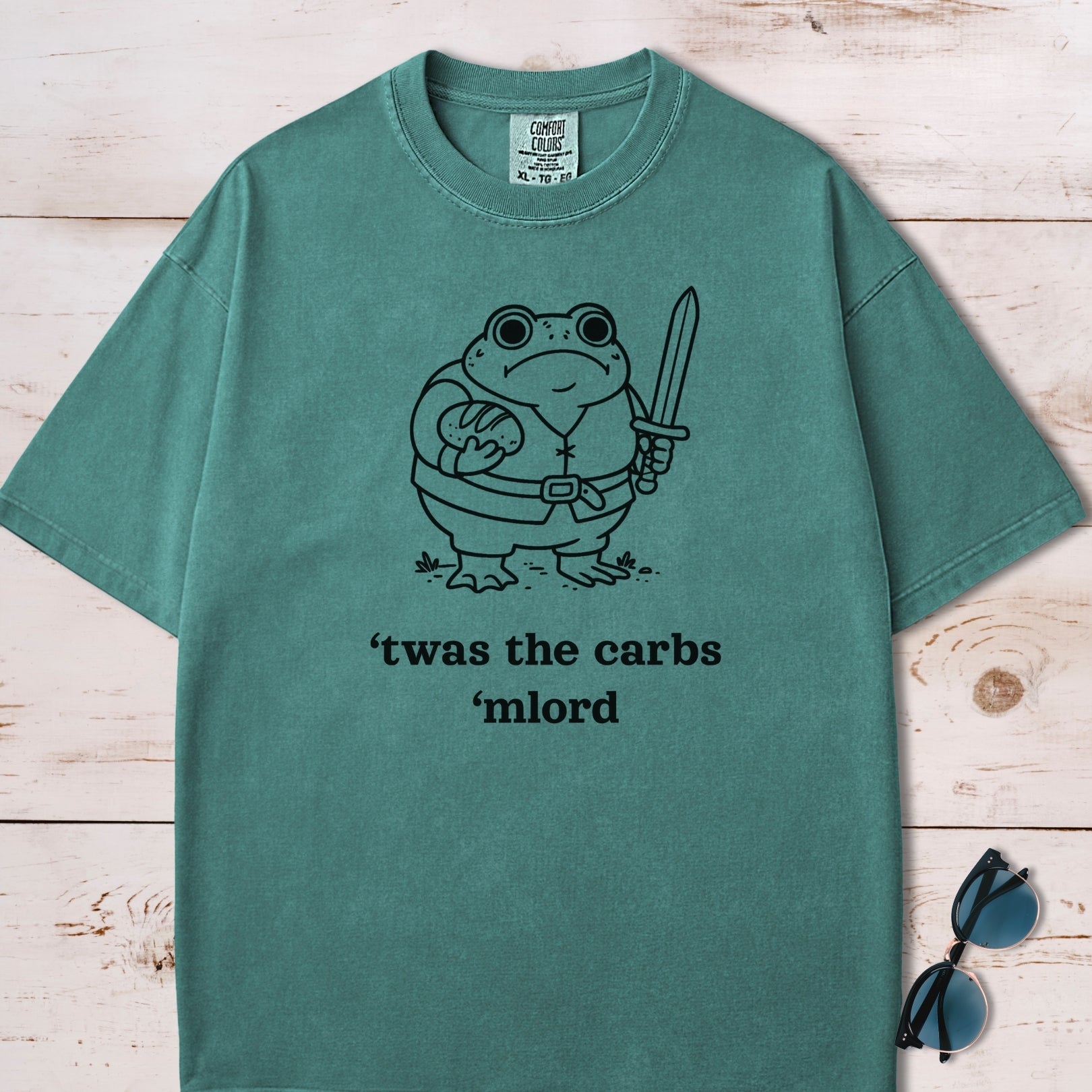 'Twas The Carbs M'Lord Chubby Frog T-Shirt