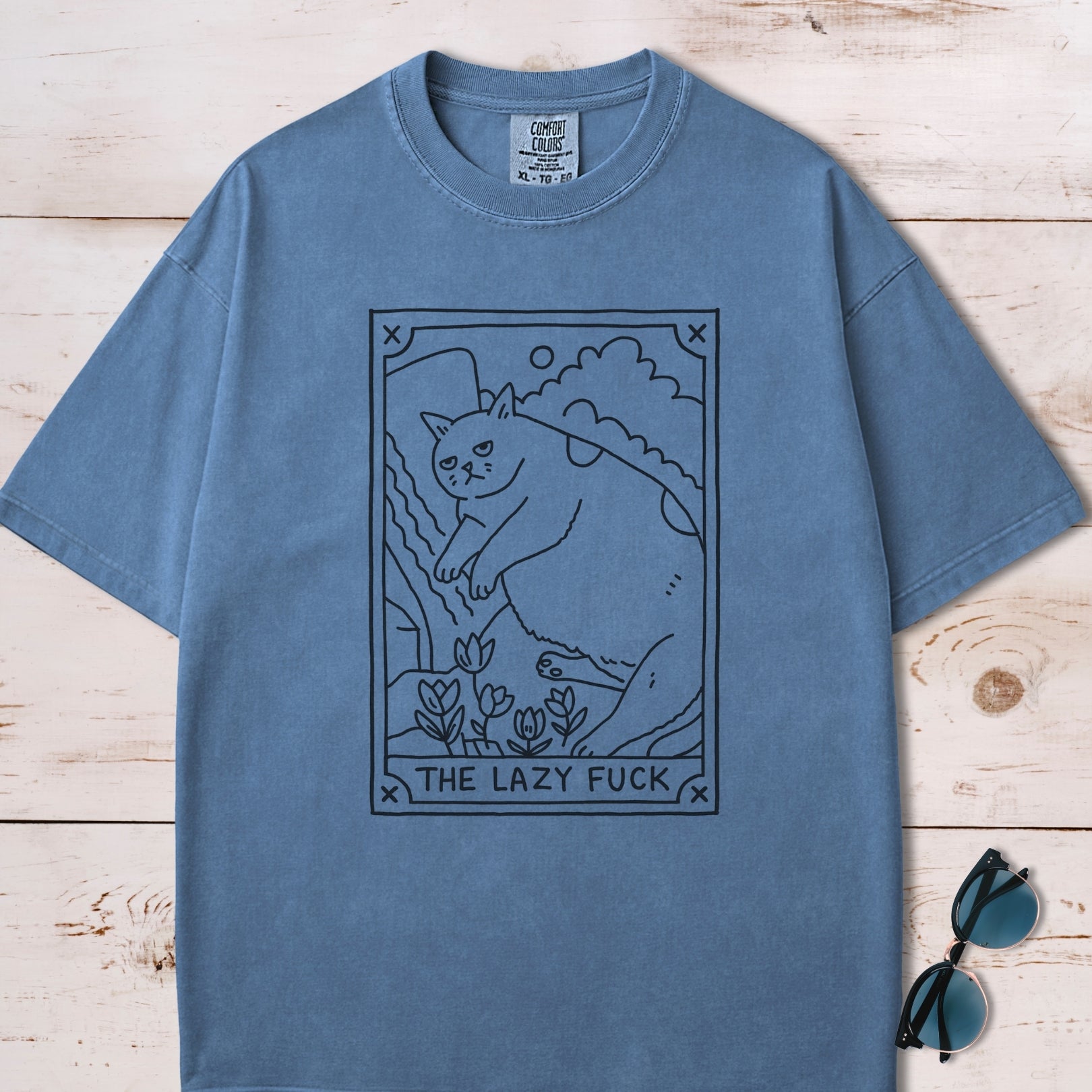The Lazy F*ck Tarot Card T-Shirt