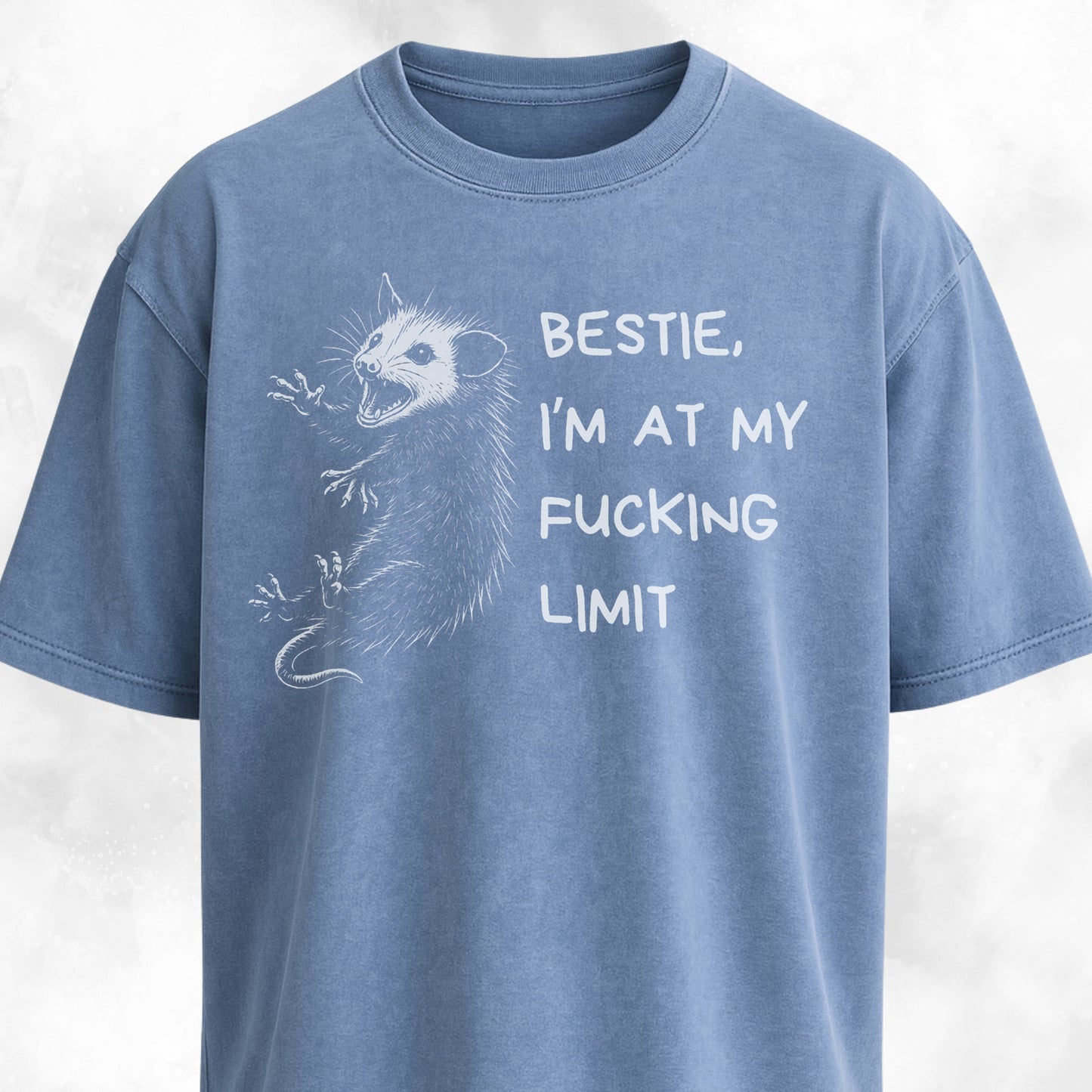 Funny Unhinged Possum Bestie T-Shirt