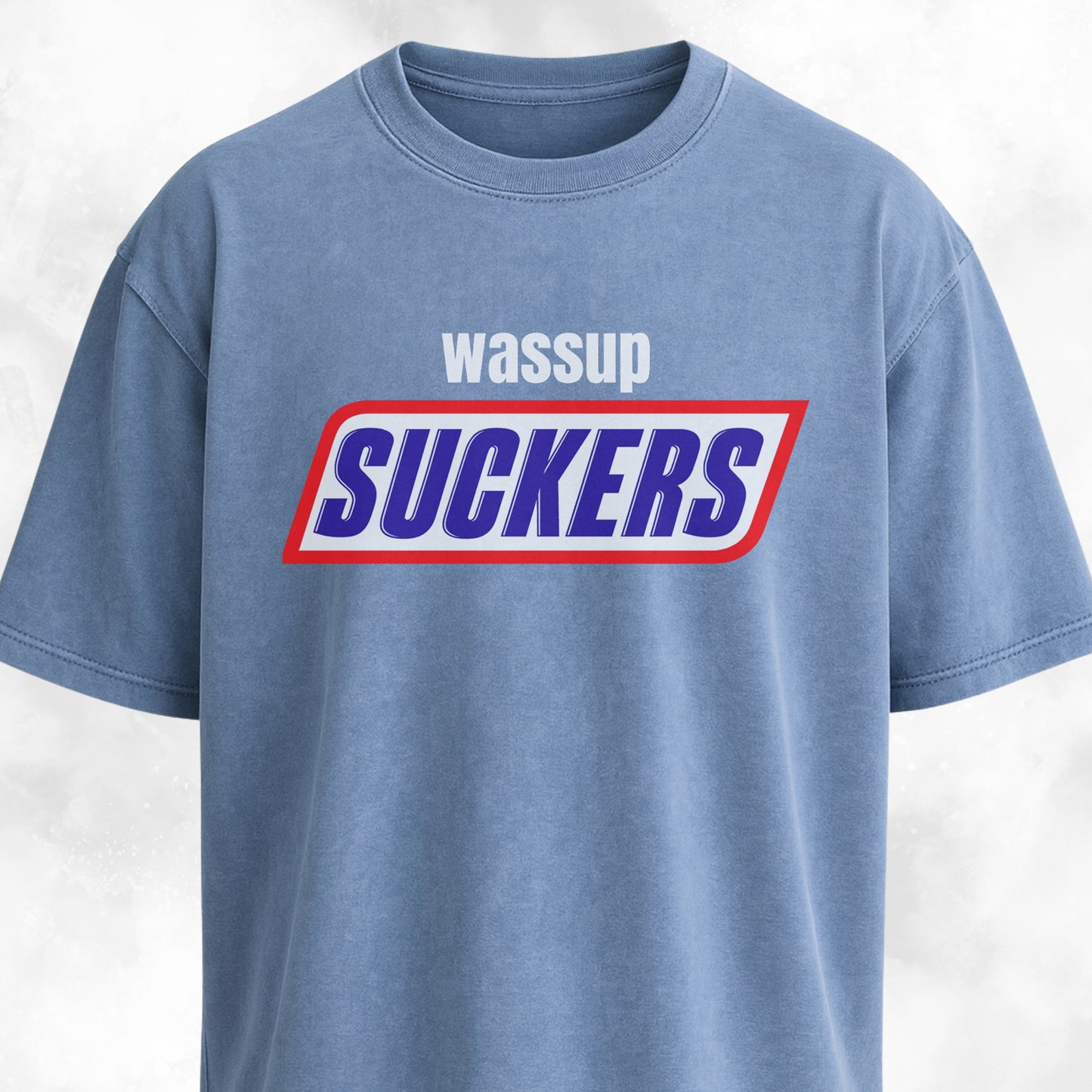 Wassup Suckers Logo Parody T-Shirt