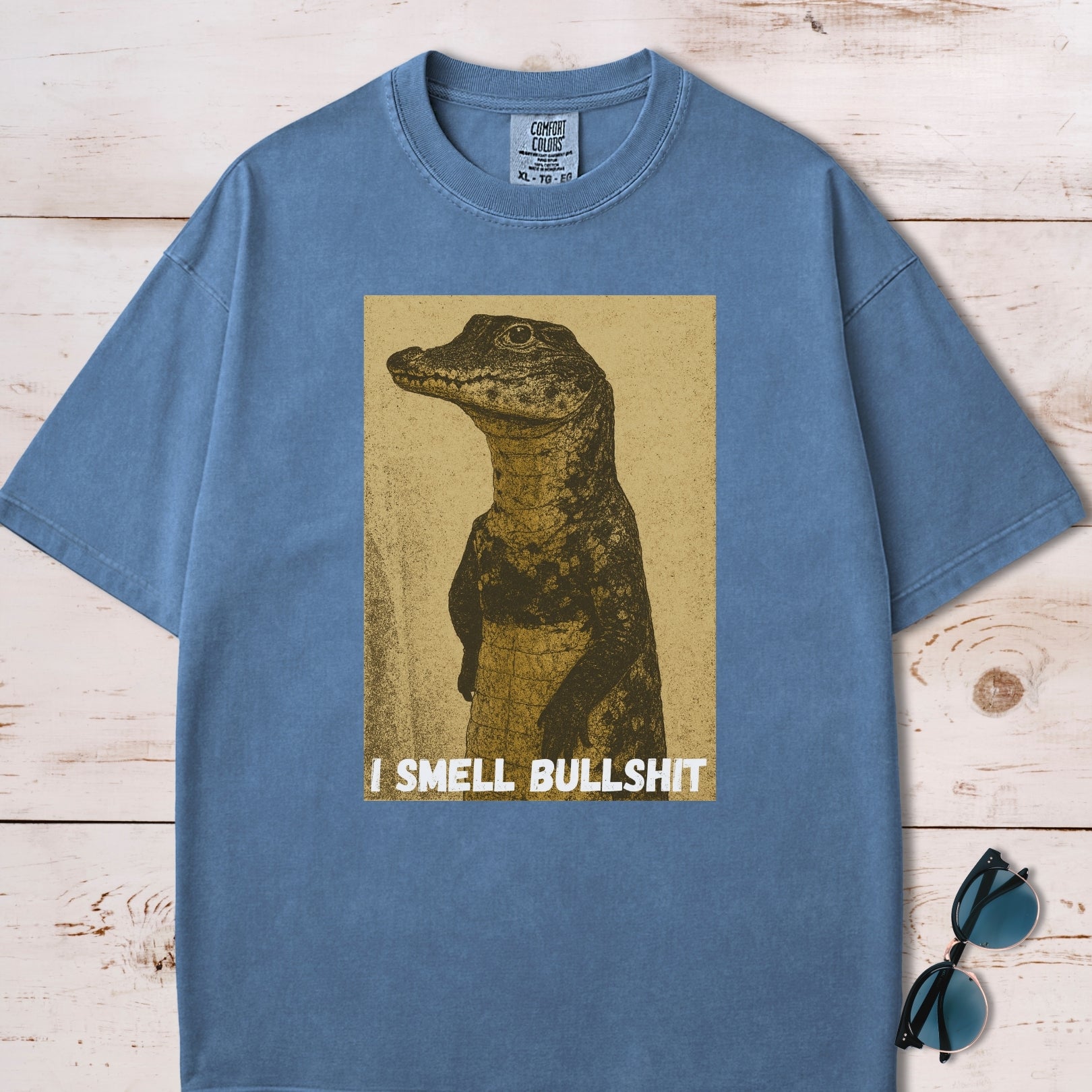I Smell Bullshit Crocodile T-Shirt