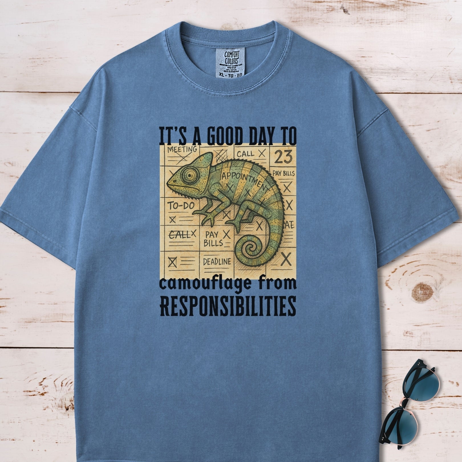Chameleon Camouflage from Responsibilities T-Shirt