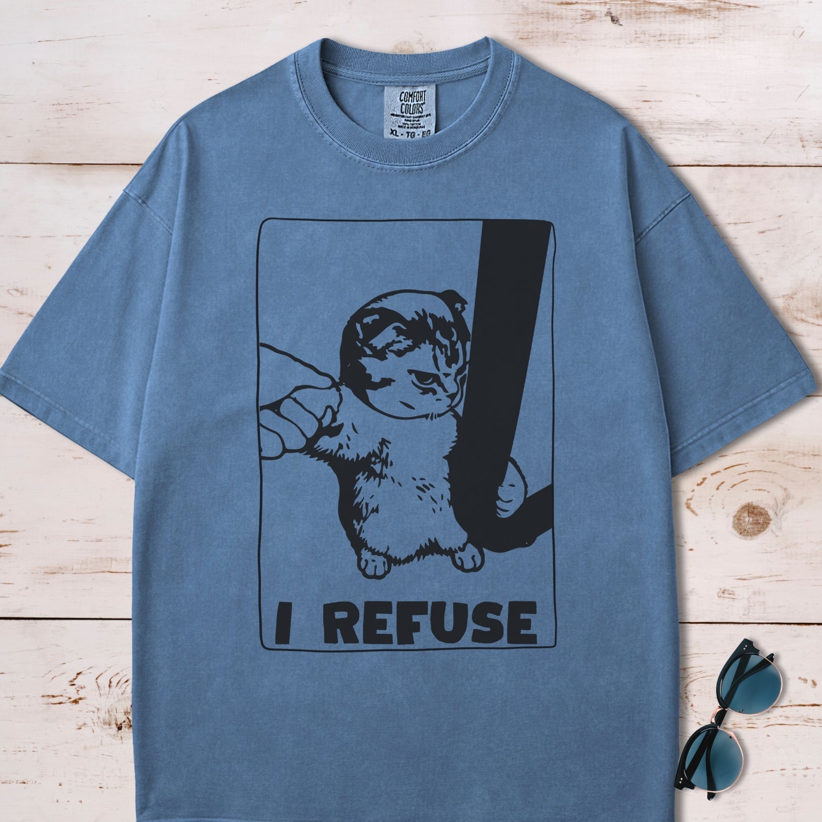 I Refuse Cute Cat T-Shirt