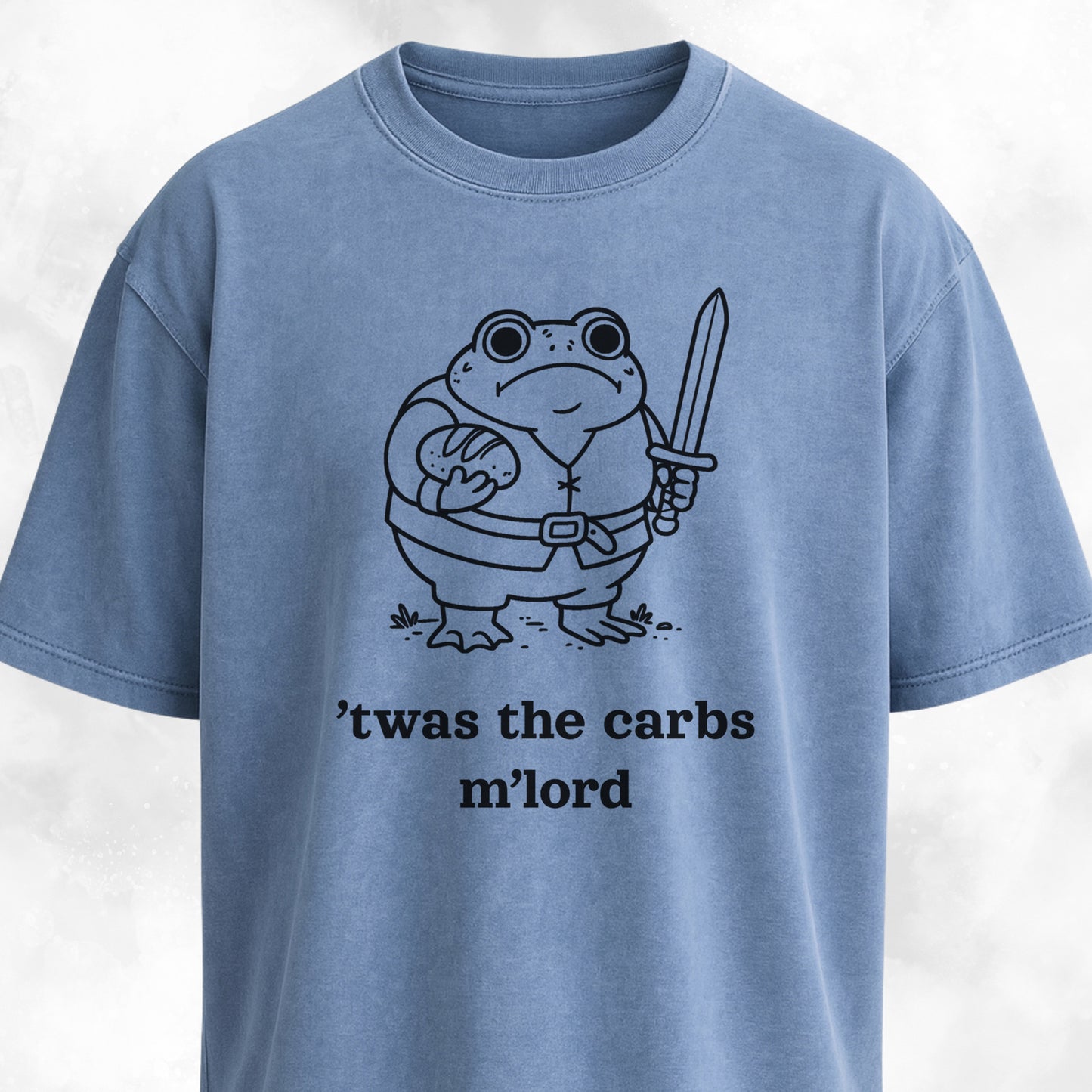 'Twas The Carbs M'Lord Chubby Frog T-Shirt