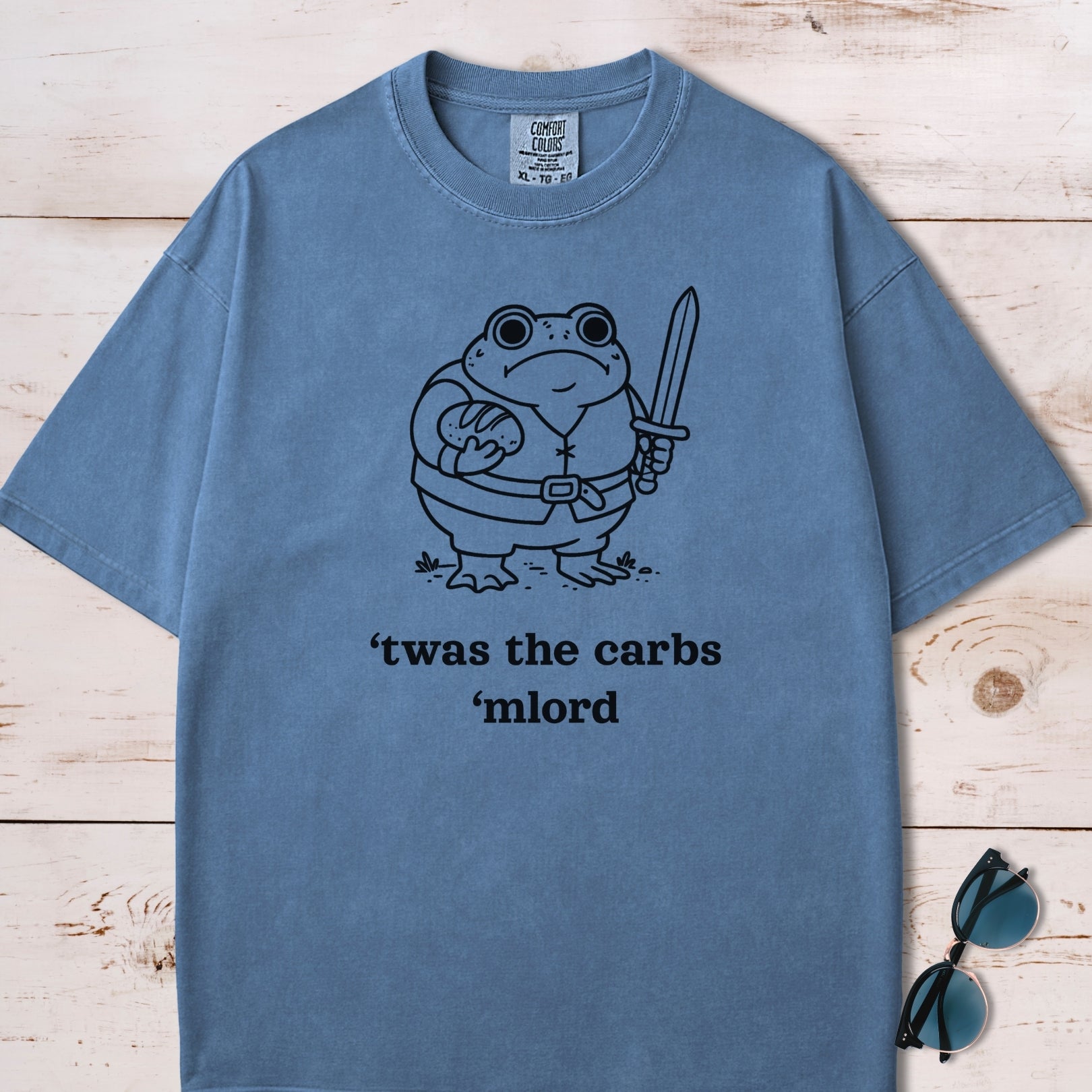 'Twas The Carbs M'Lord Chubby Frog T-Shirt