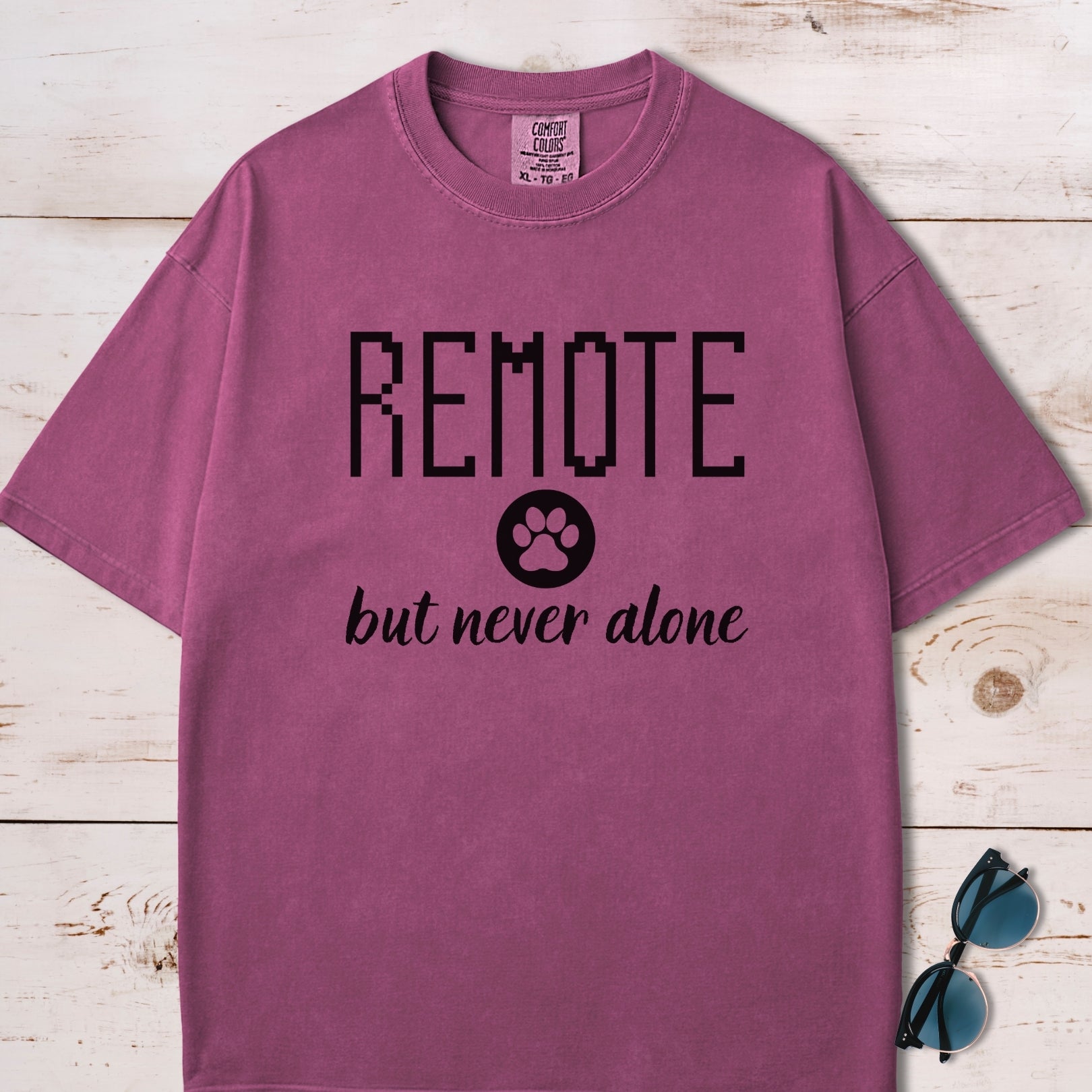 Remote But Never Alone Paw T-Shirt