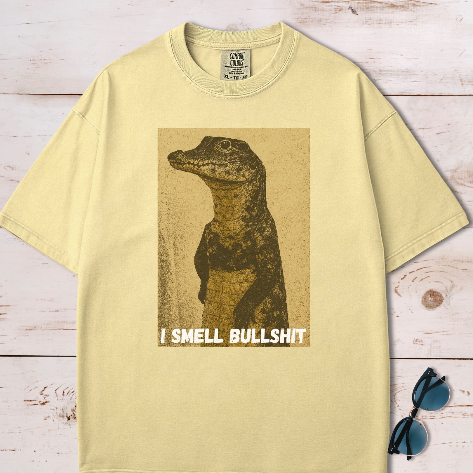 I Smell Bullshit Crocodile T-Shirt