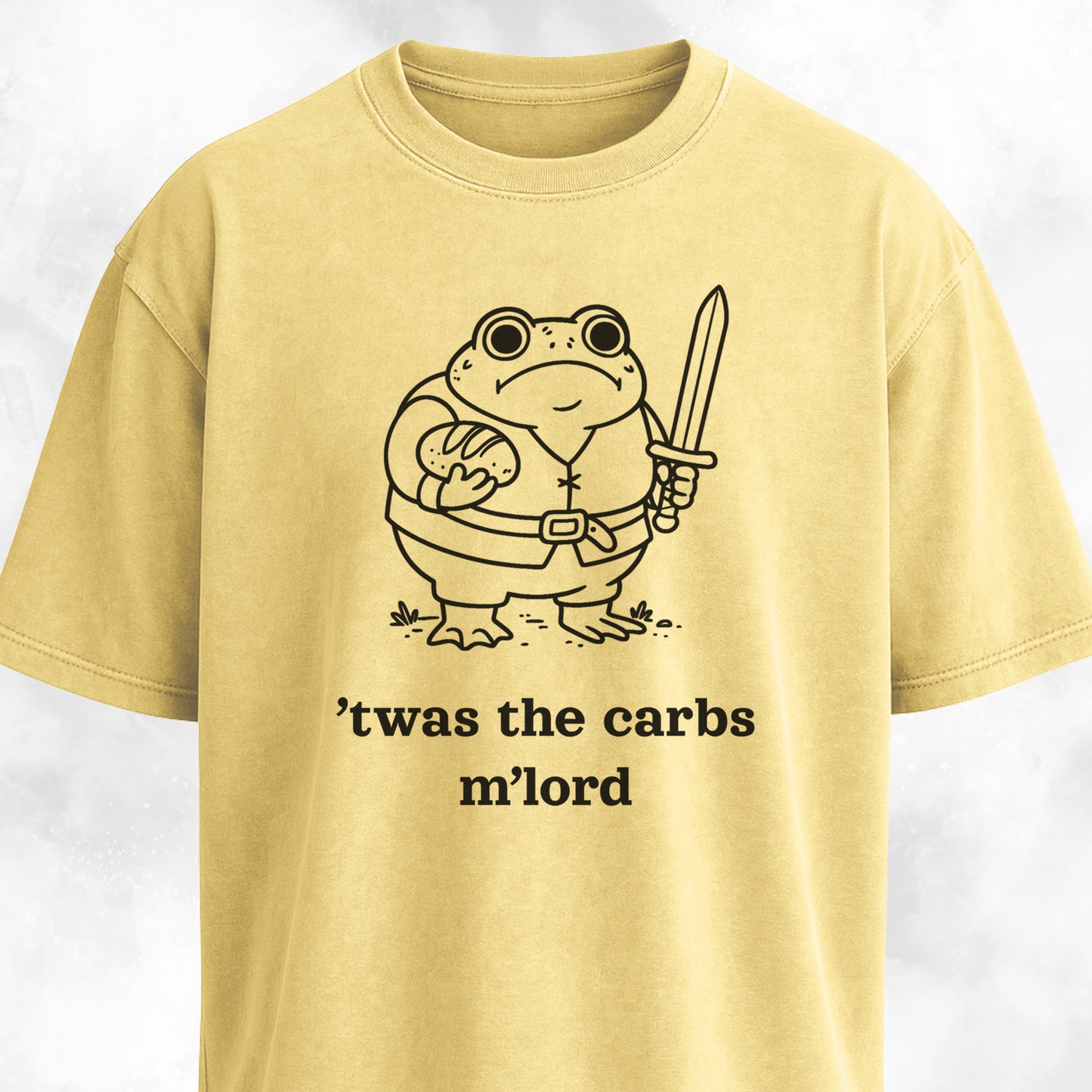 'Twas The Carbs M'Lord Chubby Frog T-Shirt