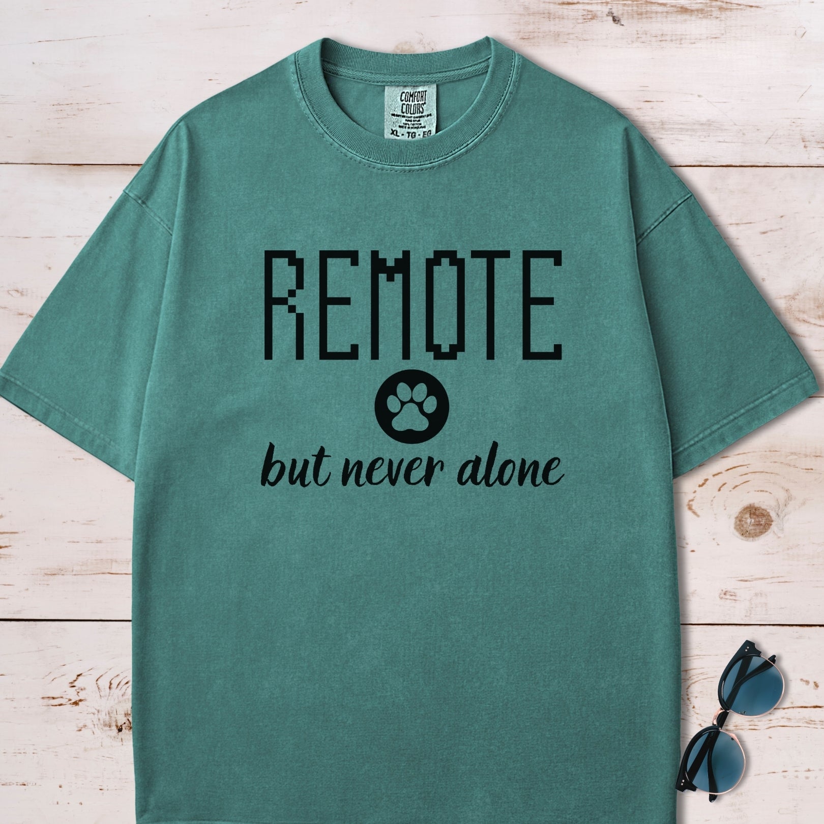 Remote But Never Alone Paw T-Shirt