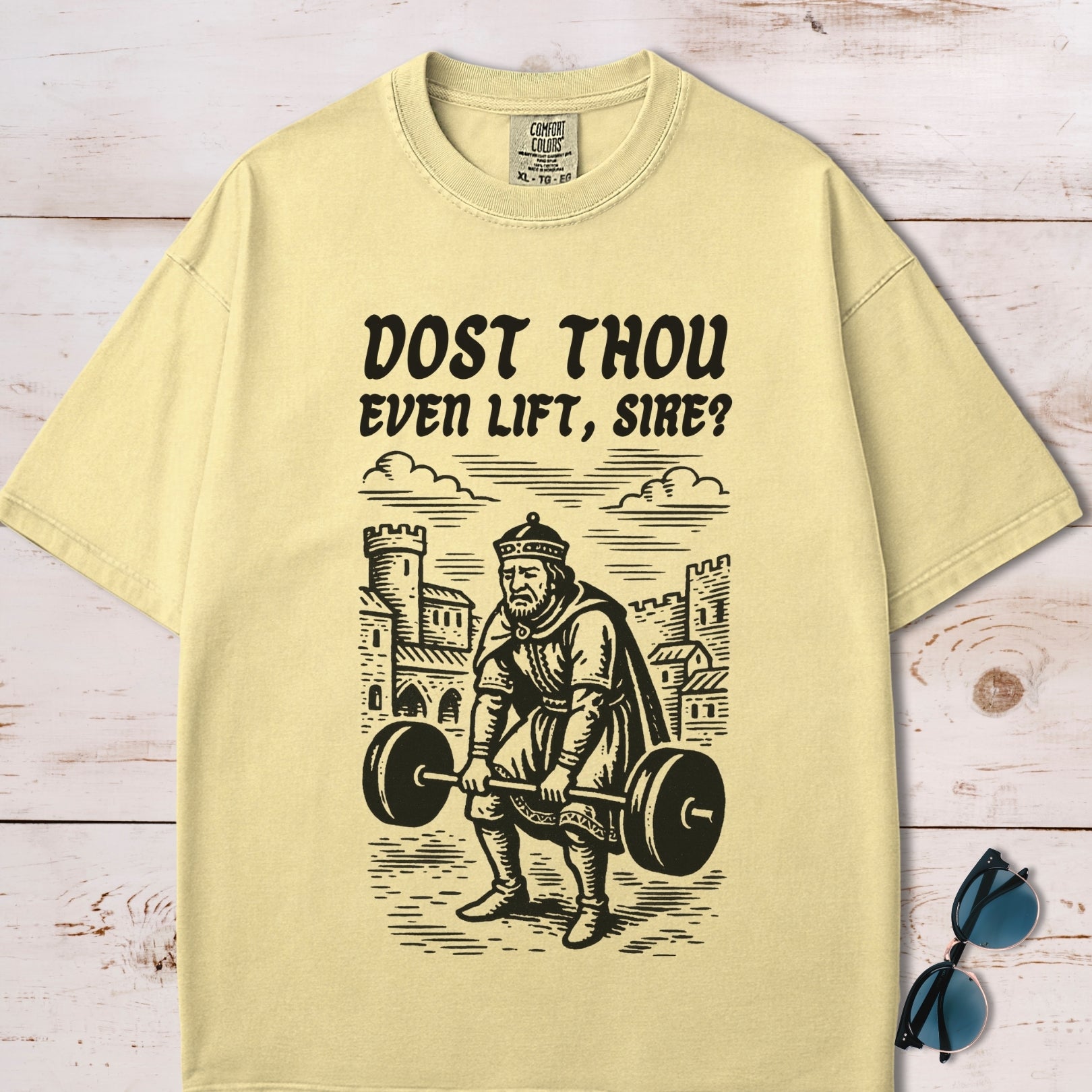 Do You Even Lift Bro Medieval T-Shirt