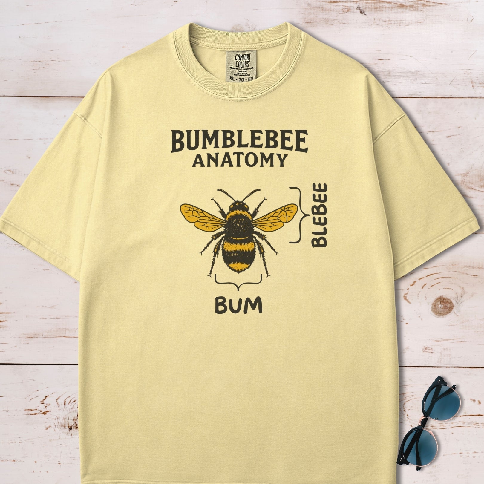 Bumblebee Anatomy Funny T-Shirt