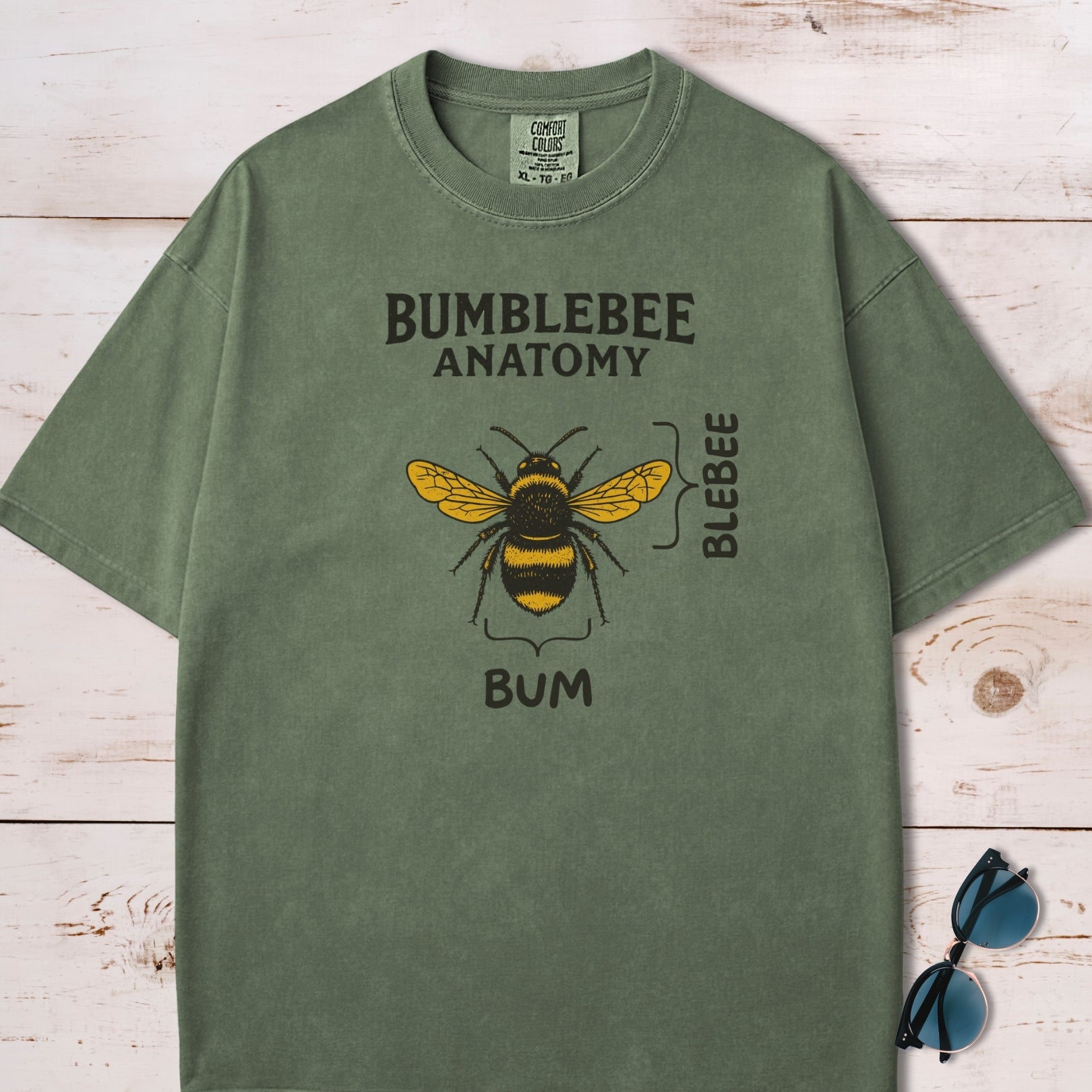 Bumblebee Anatomy Funny T-Shirt