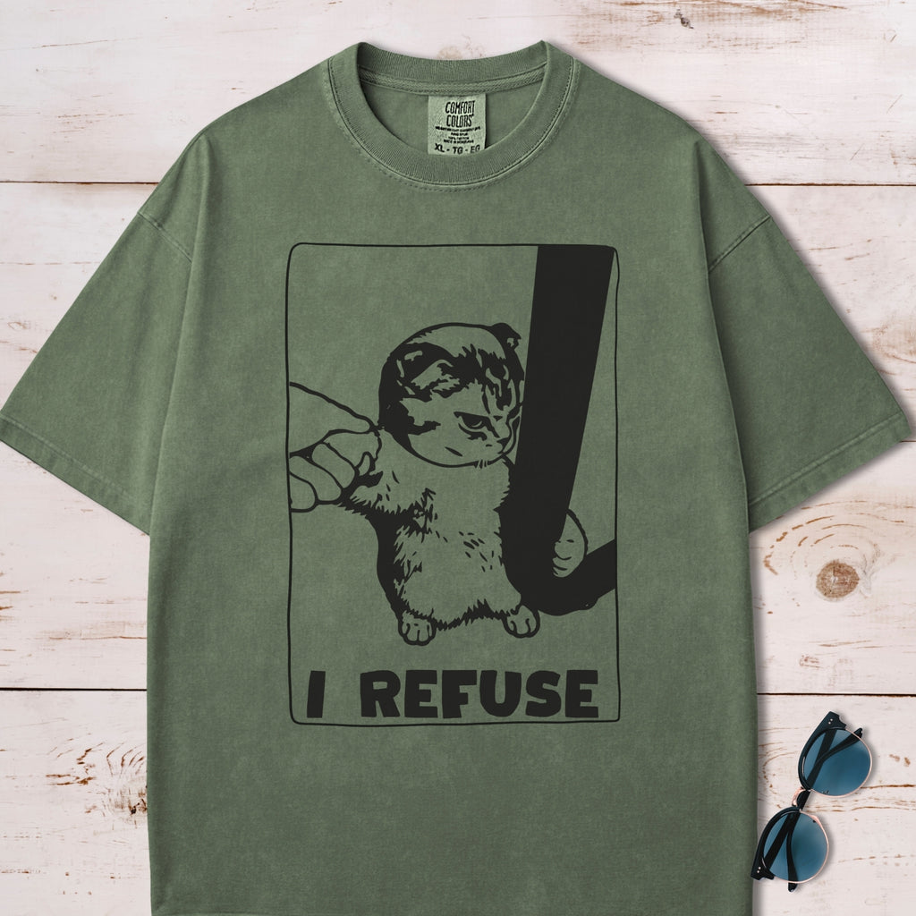 I Refuse Cute Cat T-Shirt