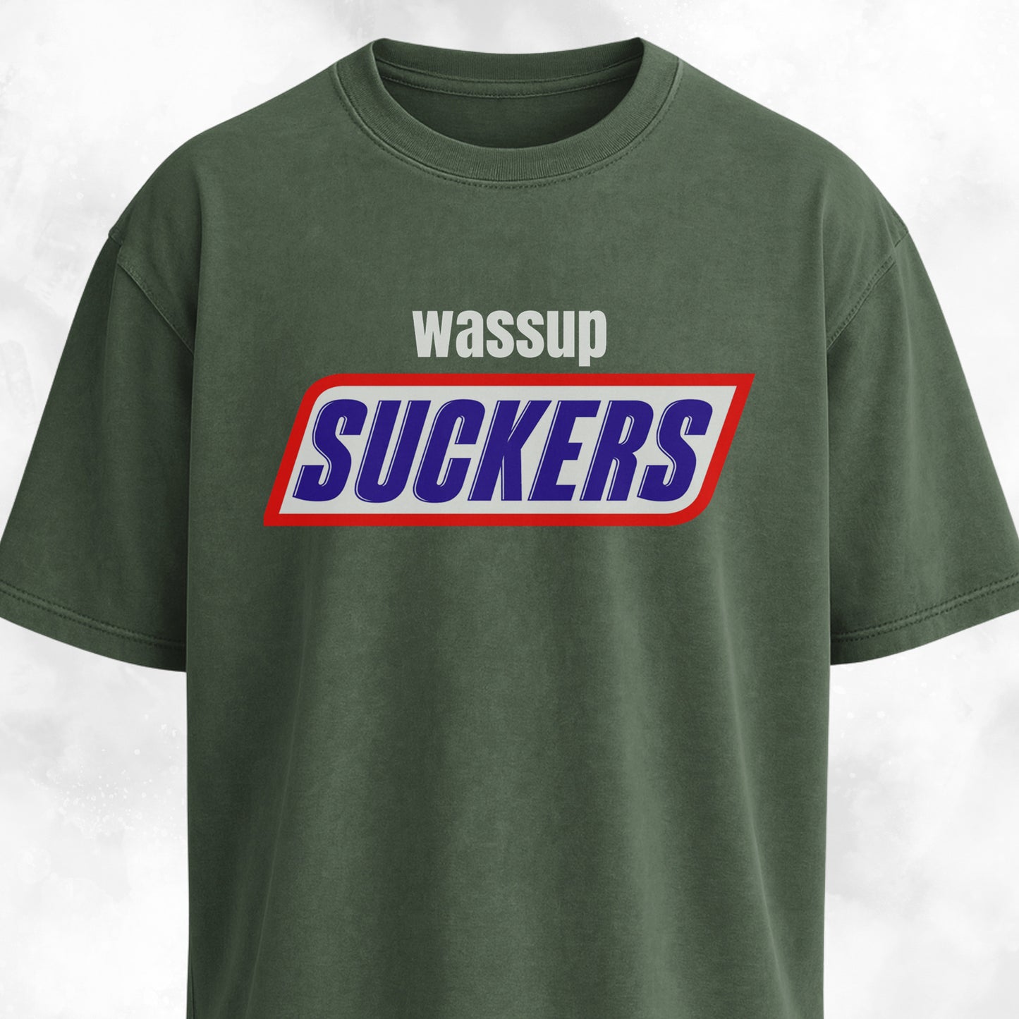 Wassup Suckers Logo Parody T-Shirt