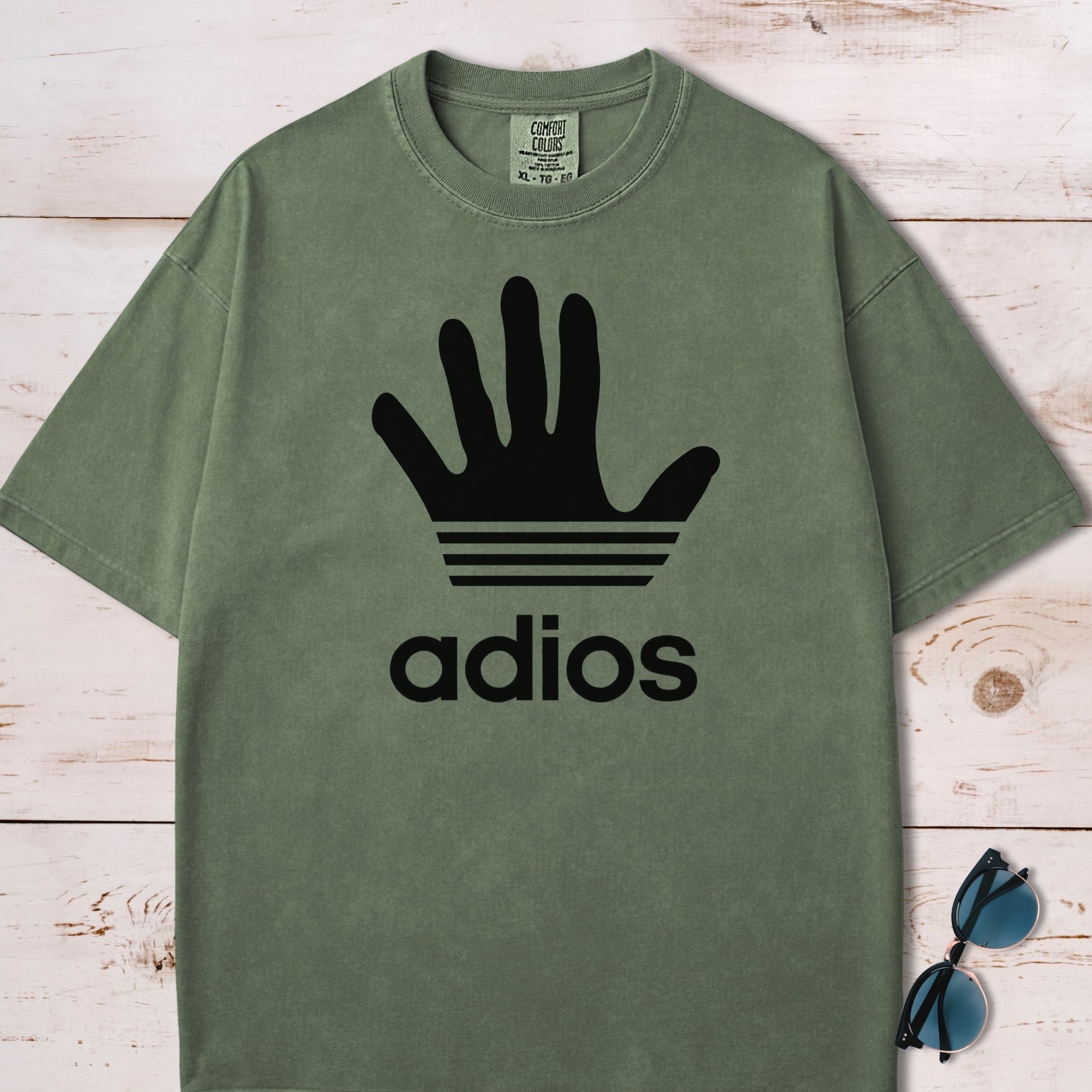 Adios Logo Parody T-Shirt