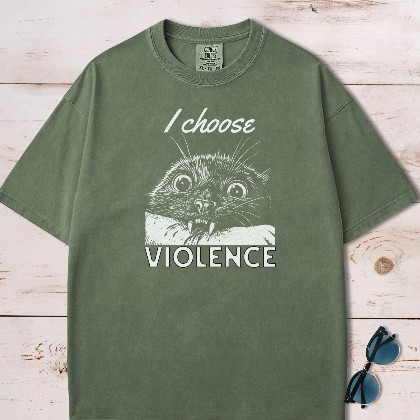 I Choose Violence Tarot Card T-Shirt