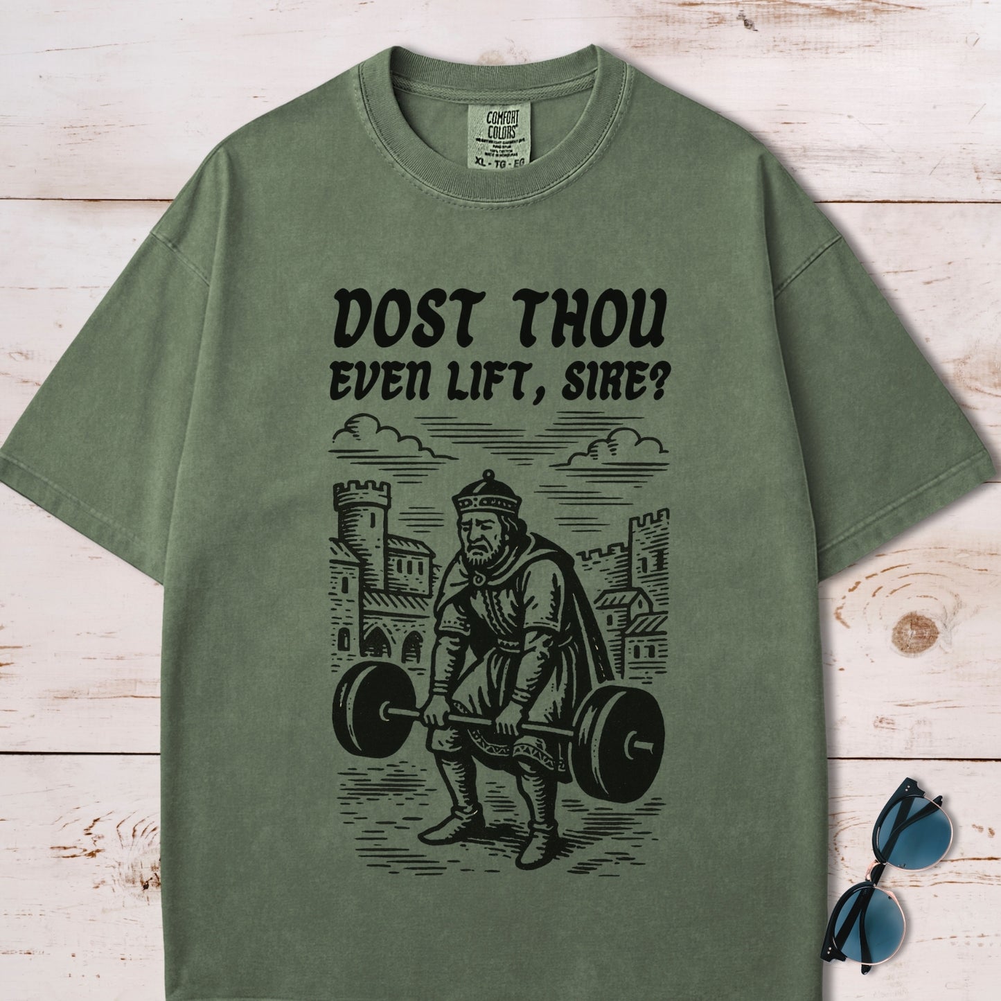 Do You Even Lift Bro Medieval T-Shirt