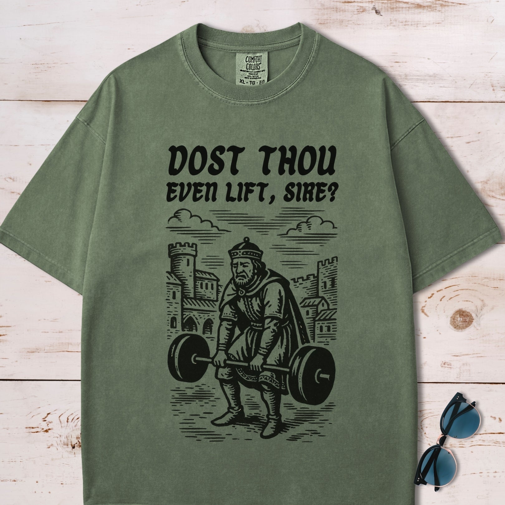 Do You Even Lift Bro Medieval T-Shirt