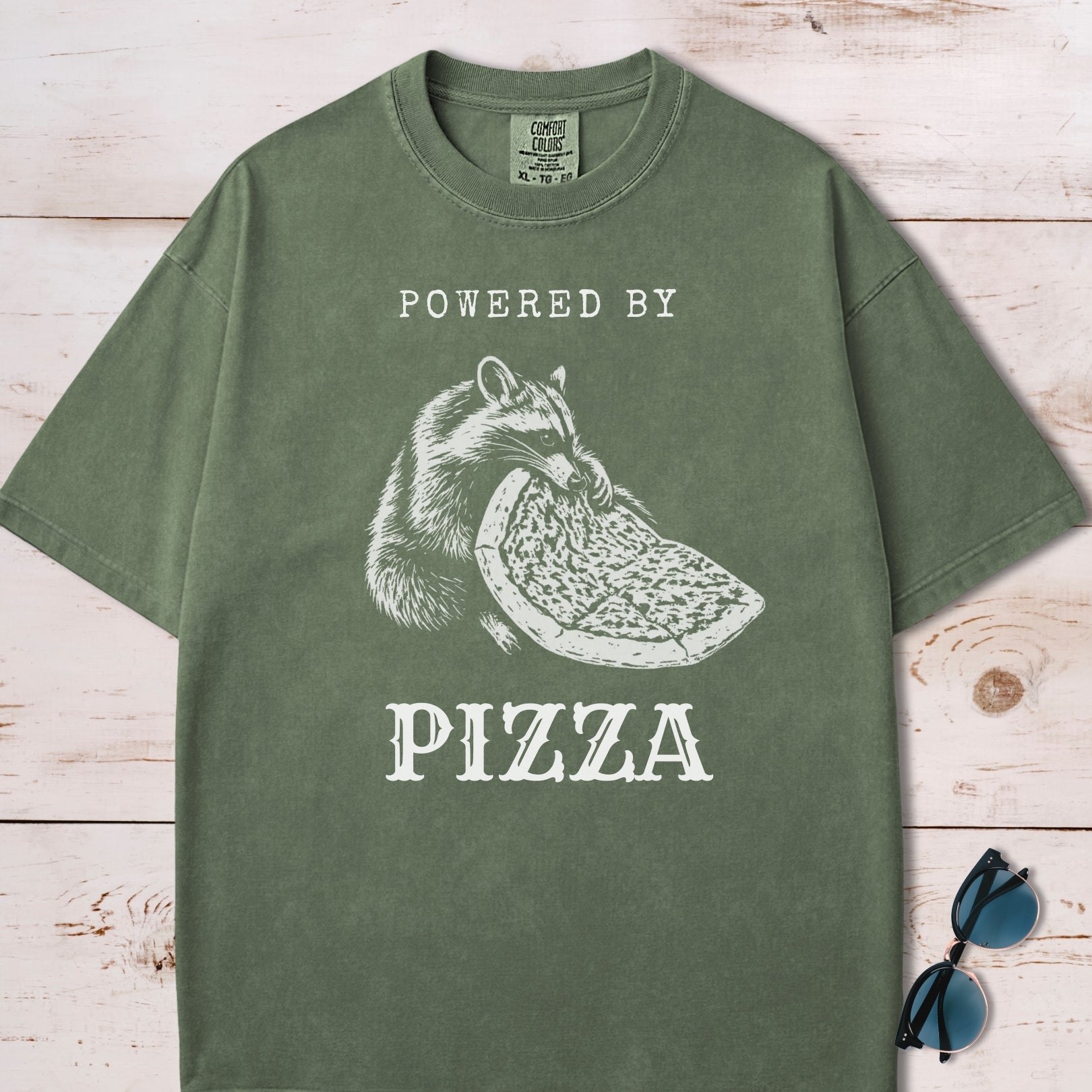 Powered By Pizza T-Shirt