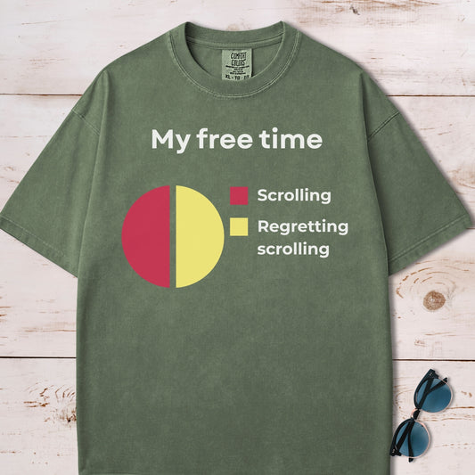 My Free Time Pie Chart T-Shirt