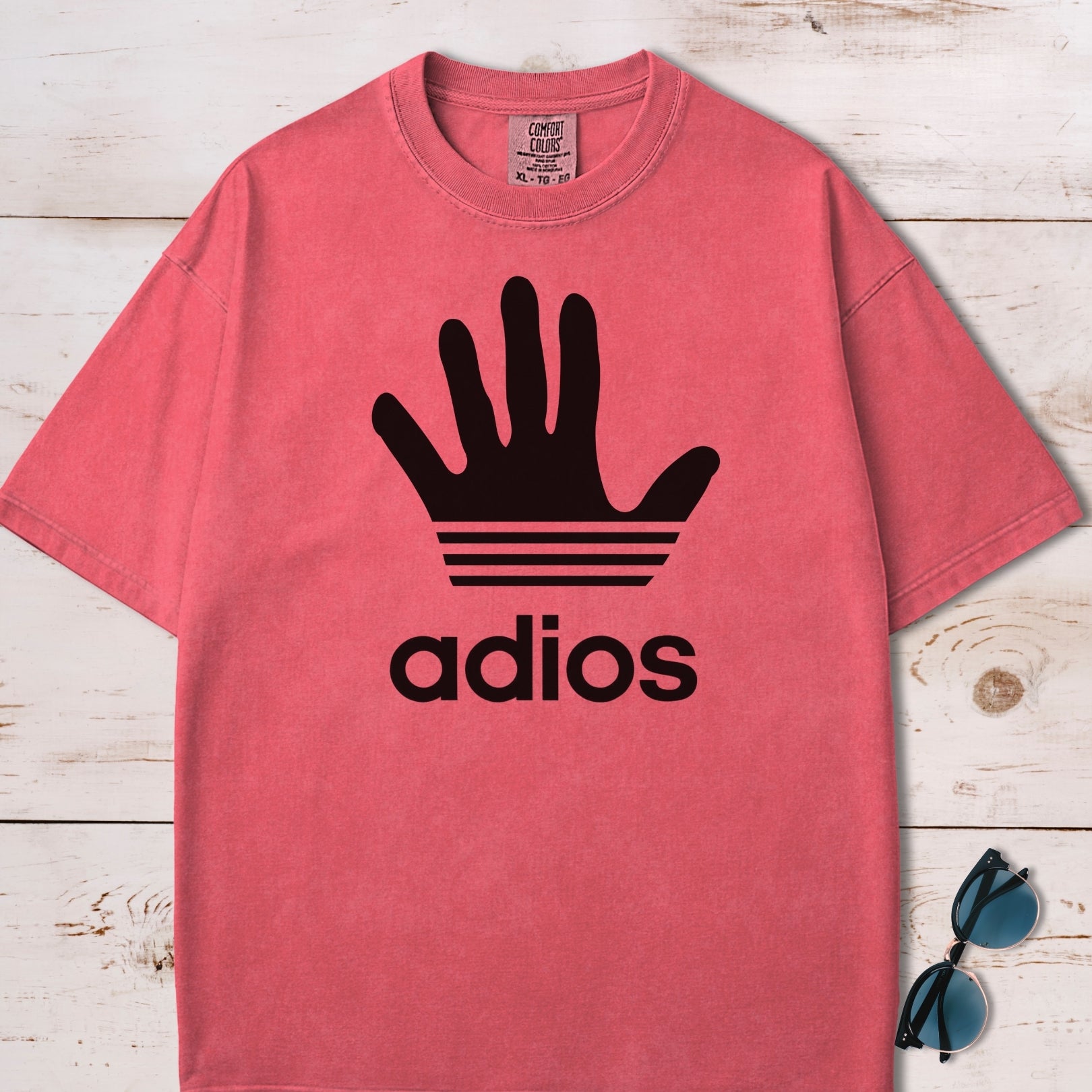 Adios Logo Parody T-Shirt