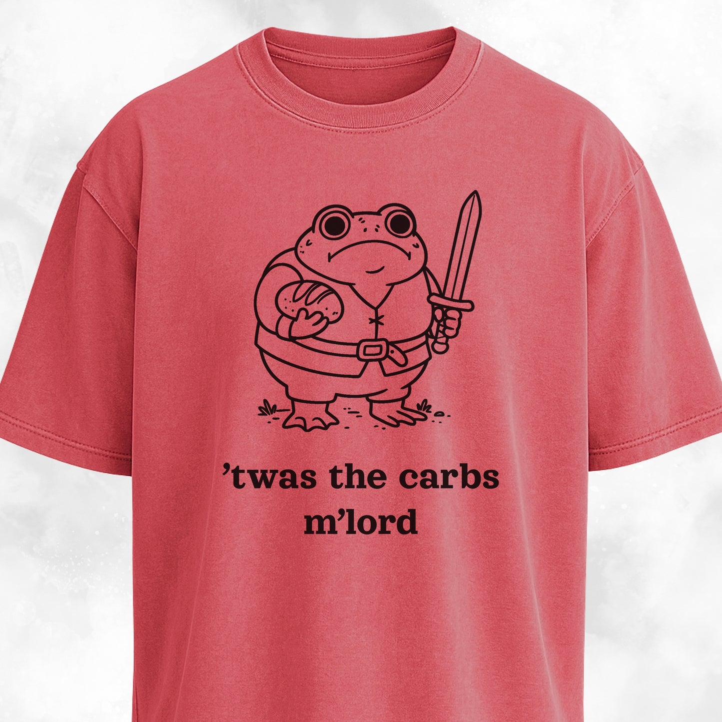 'Twas The Carbs M'Lord Chubby Frog T-Shirt