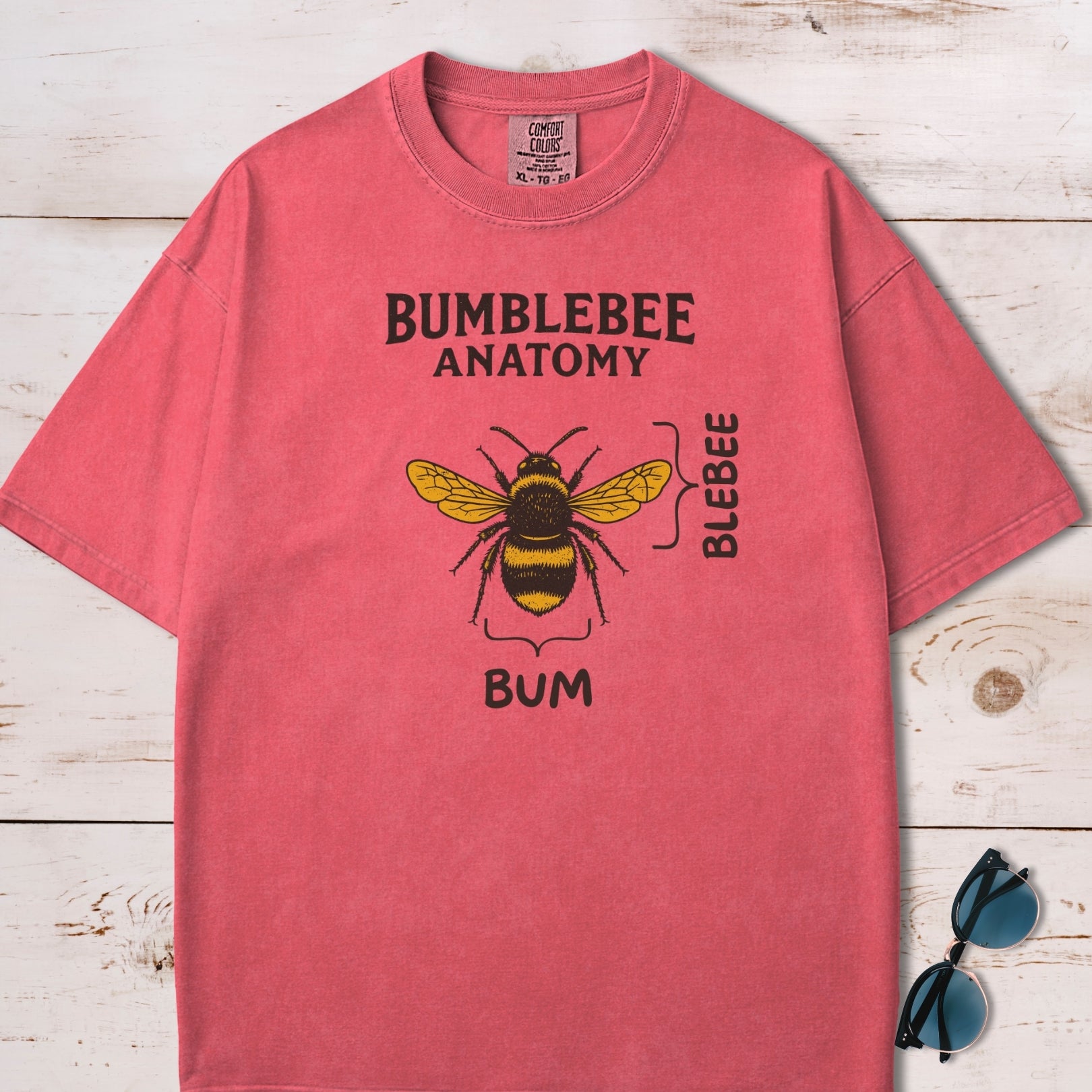 Bumblebee Anatomy Funny T-Shirt