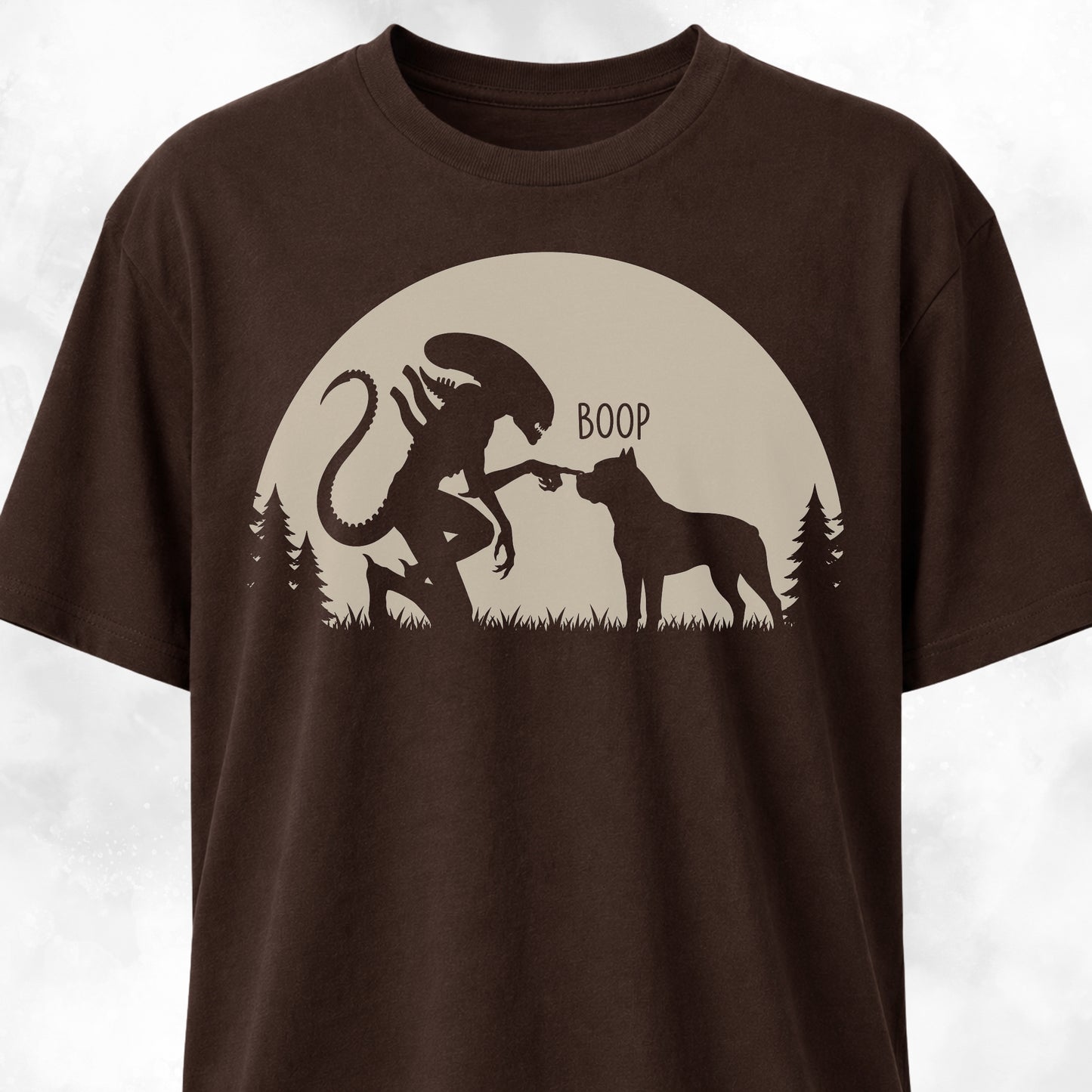 Alien Xenomorph Booping Cane Corso T-Shirt