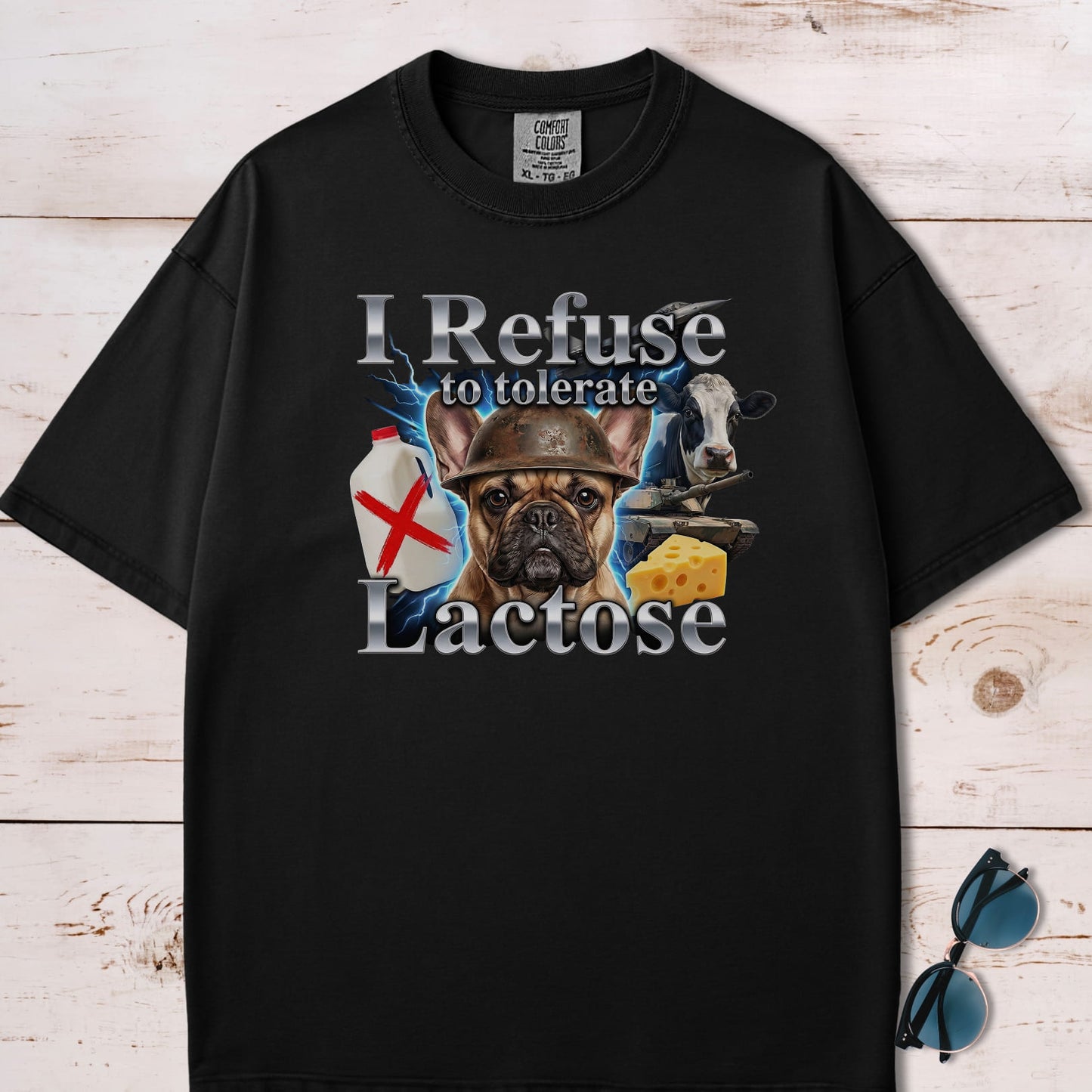 Lactose Intolerance Frenchie T-Shirt