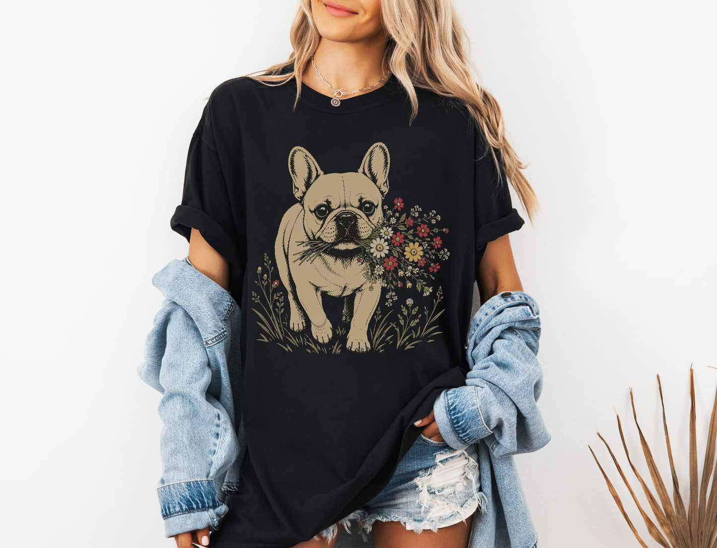 Wildflower Frenchie T-Shirt