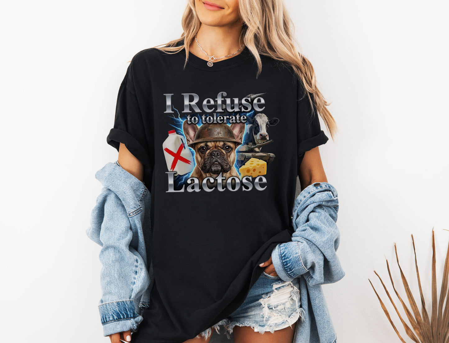 Lactose Intolerance Frenchie T-Shirt